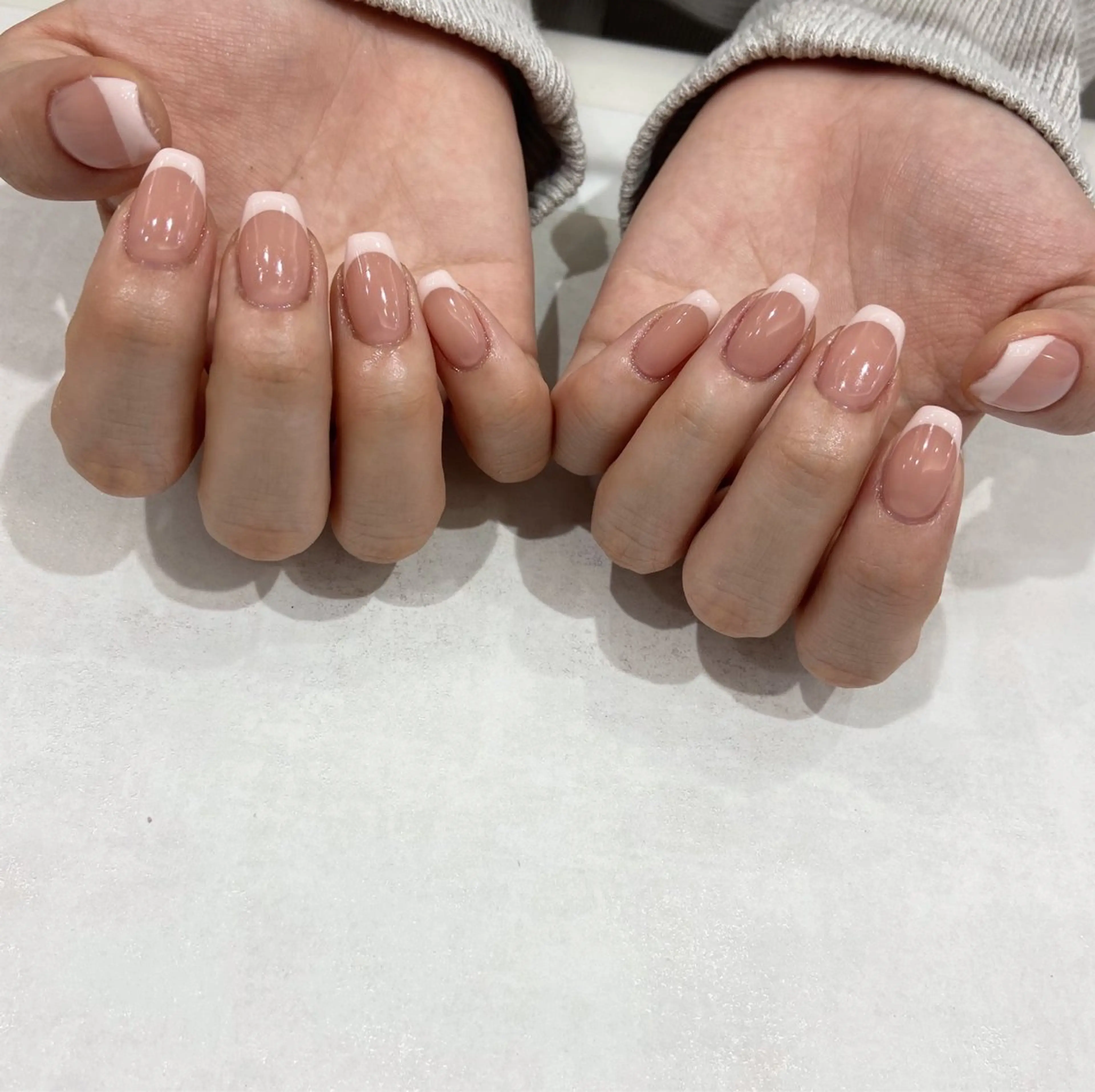 ネイル フレンチネイル キラキラネイル 韓国ネイル マグネットネイル ワンホンネイル ハンドネイル Roi〈ロワ〉 ayanaのネイルデザイン