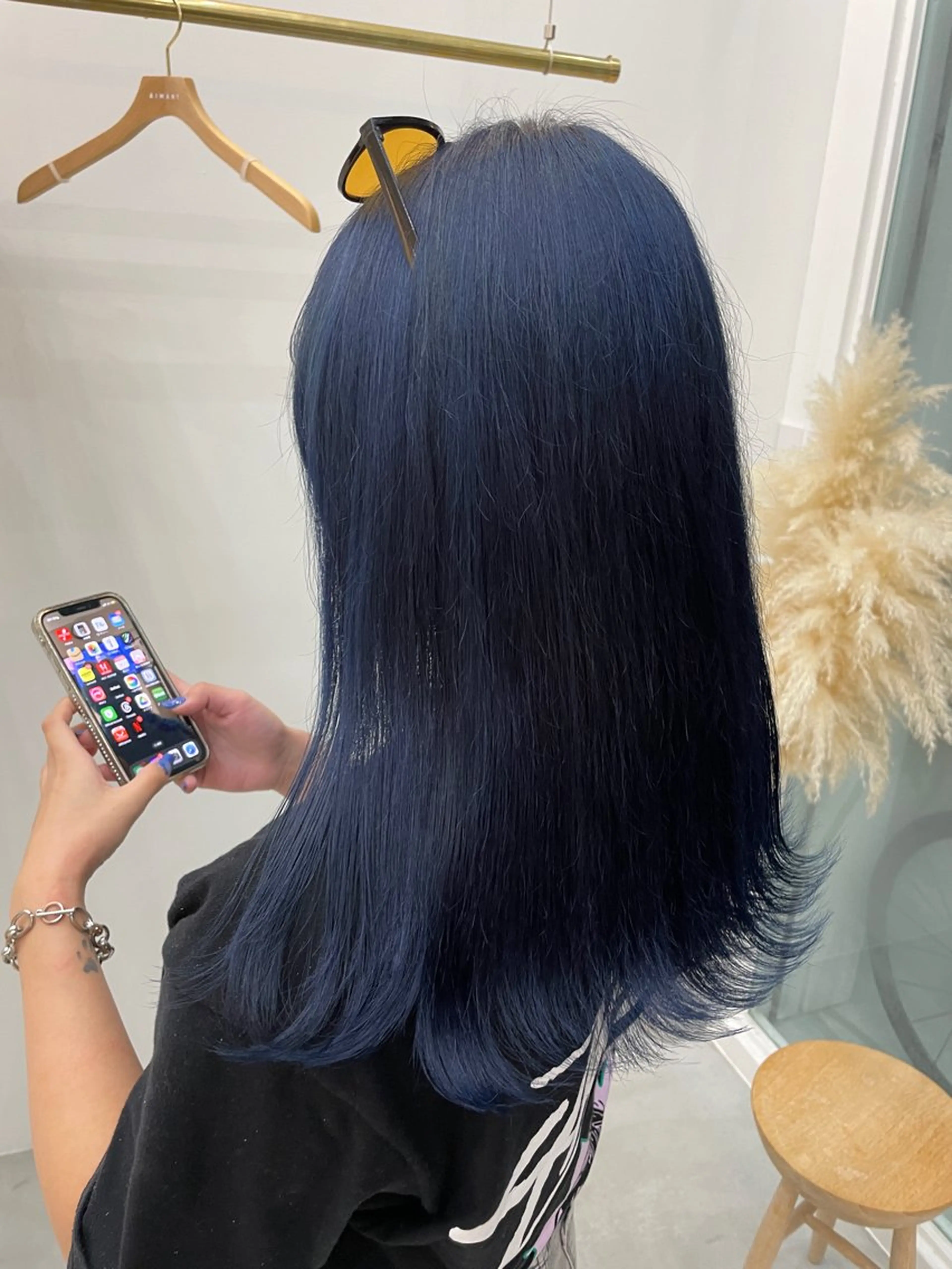 ロング カラー 纐纈 大和のヘアスタイル