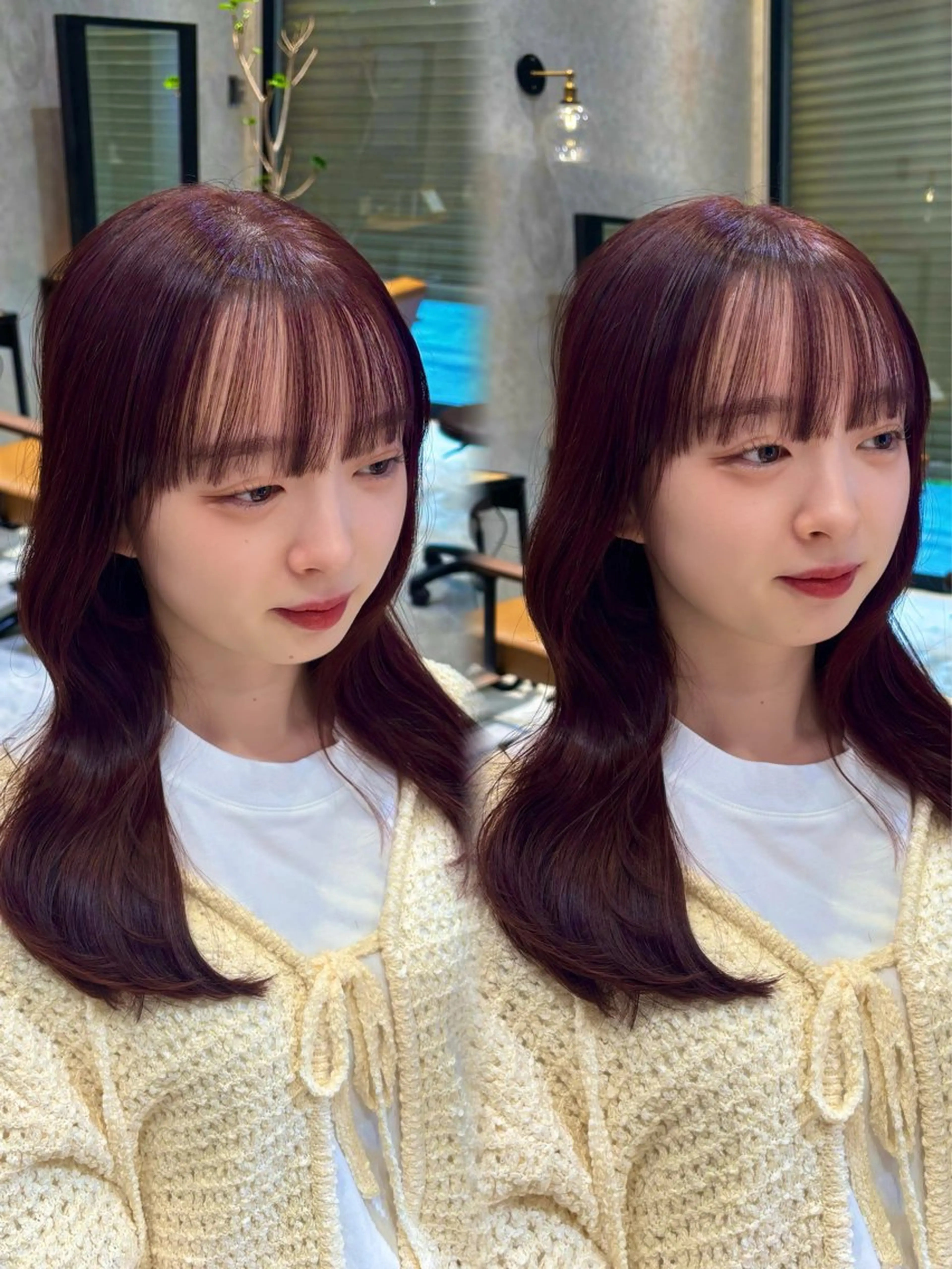 セミロング カラー Natsuki/韓国 ボブ/レイヤーカットのヘアスタイル