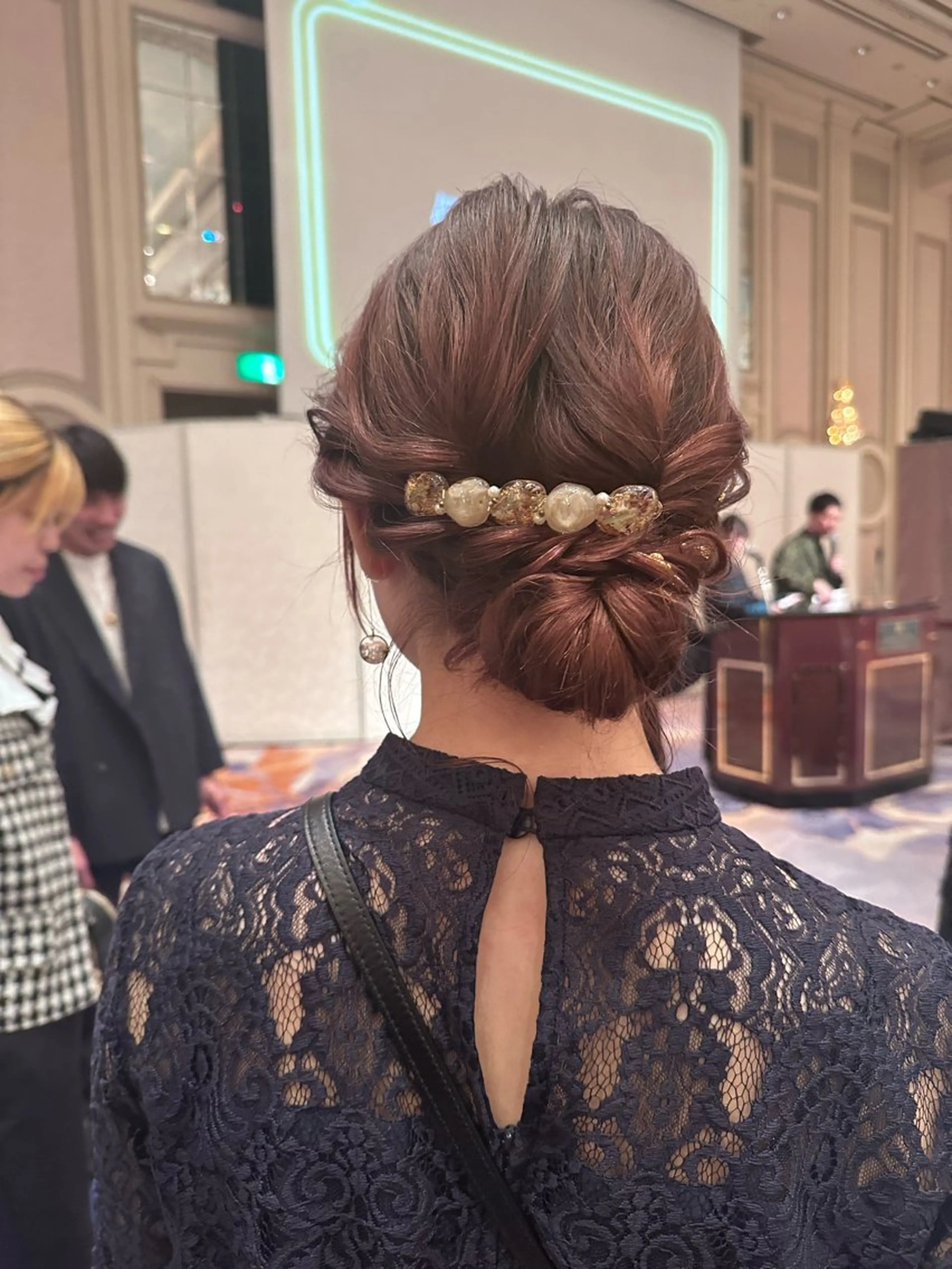 ロング ヘアアレンジ ヘアセット ヘアセット/メンズ パーマChihoのヘアスタイル