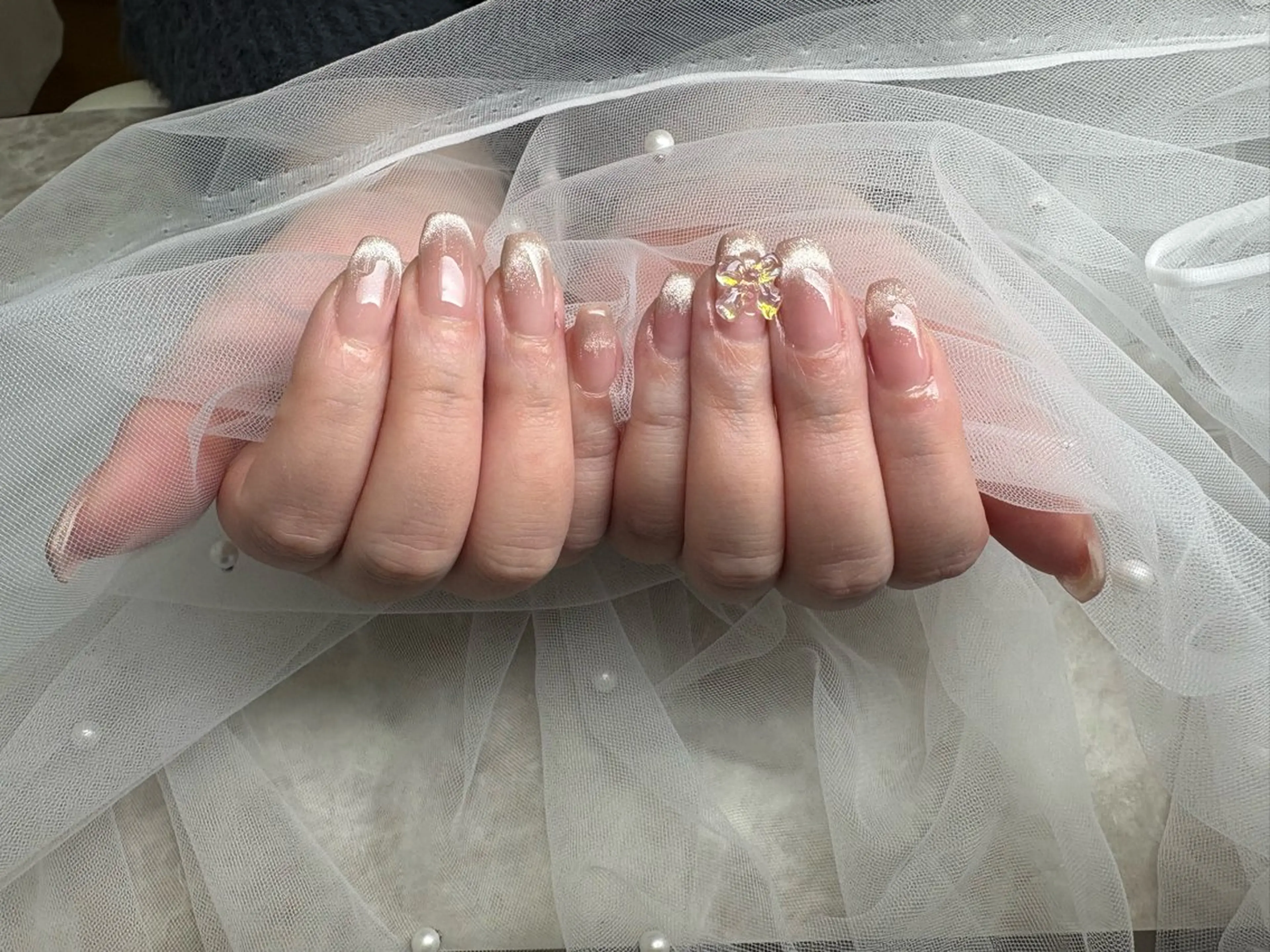 グラデーションネイル💅オフありの写真