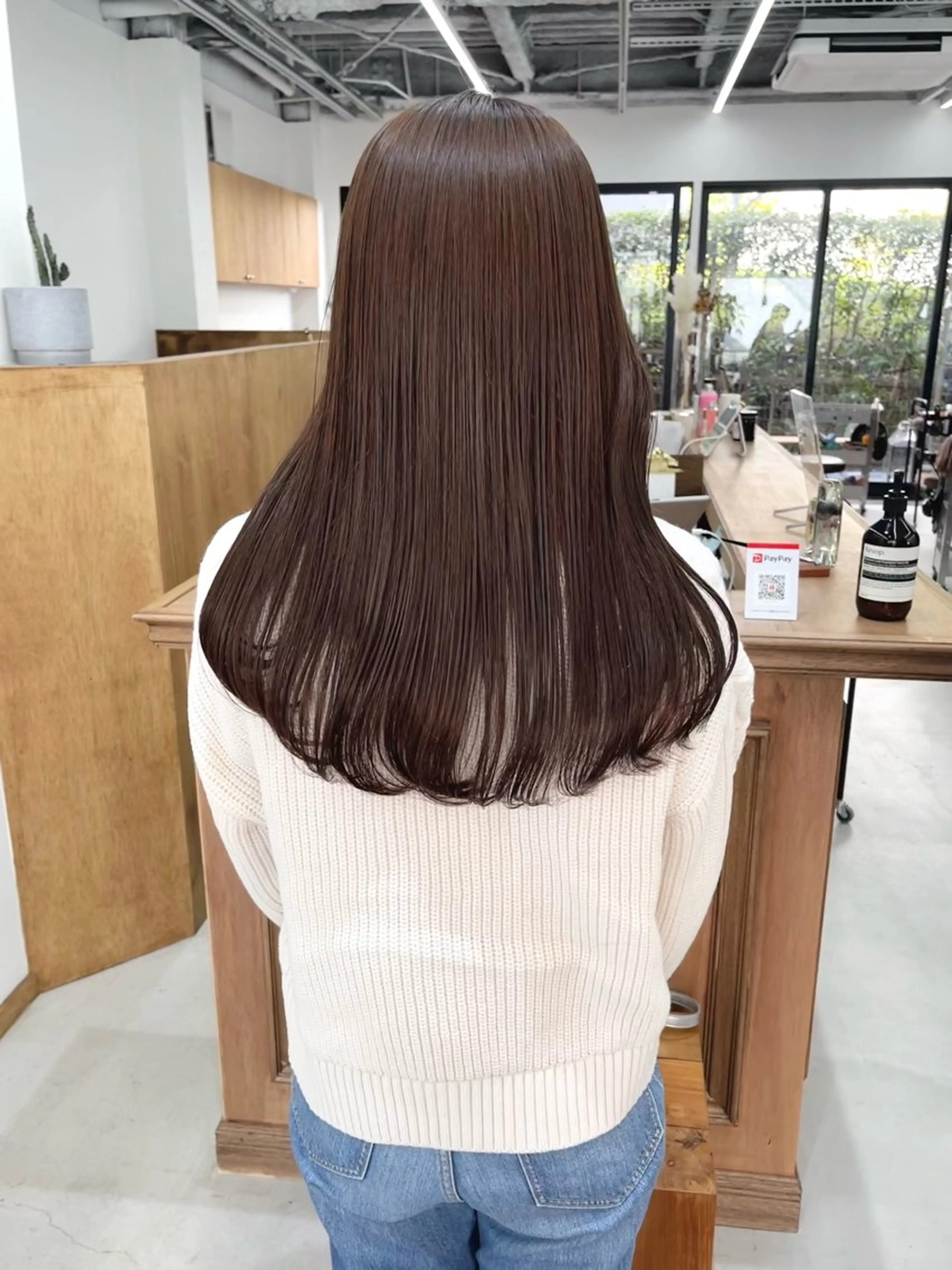 ロング カラー ヘアアレンジ ブリーチ ダブルカラー ブリーチなしカラー ena/ブリーチなし 透明感・レイヤー🎀のヘアスタイル