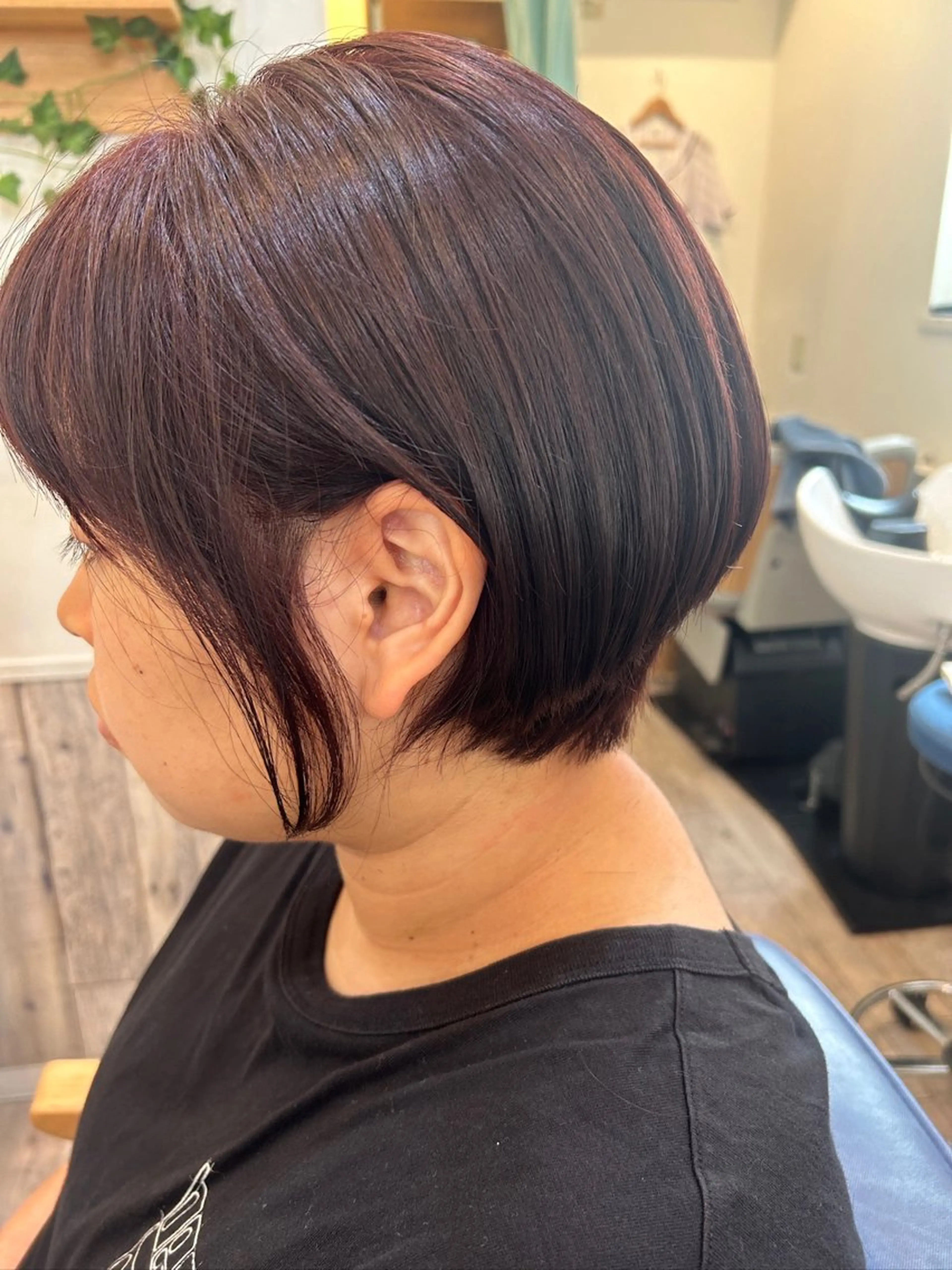 ショート カラー ブリーチ ブリーチなしカラー ピンクカラー ✨透明感カラー✨小形 大美✨のヘアスタイル