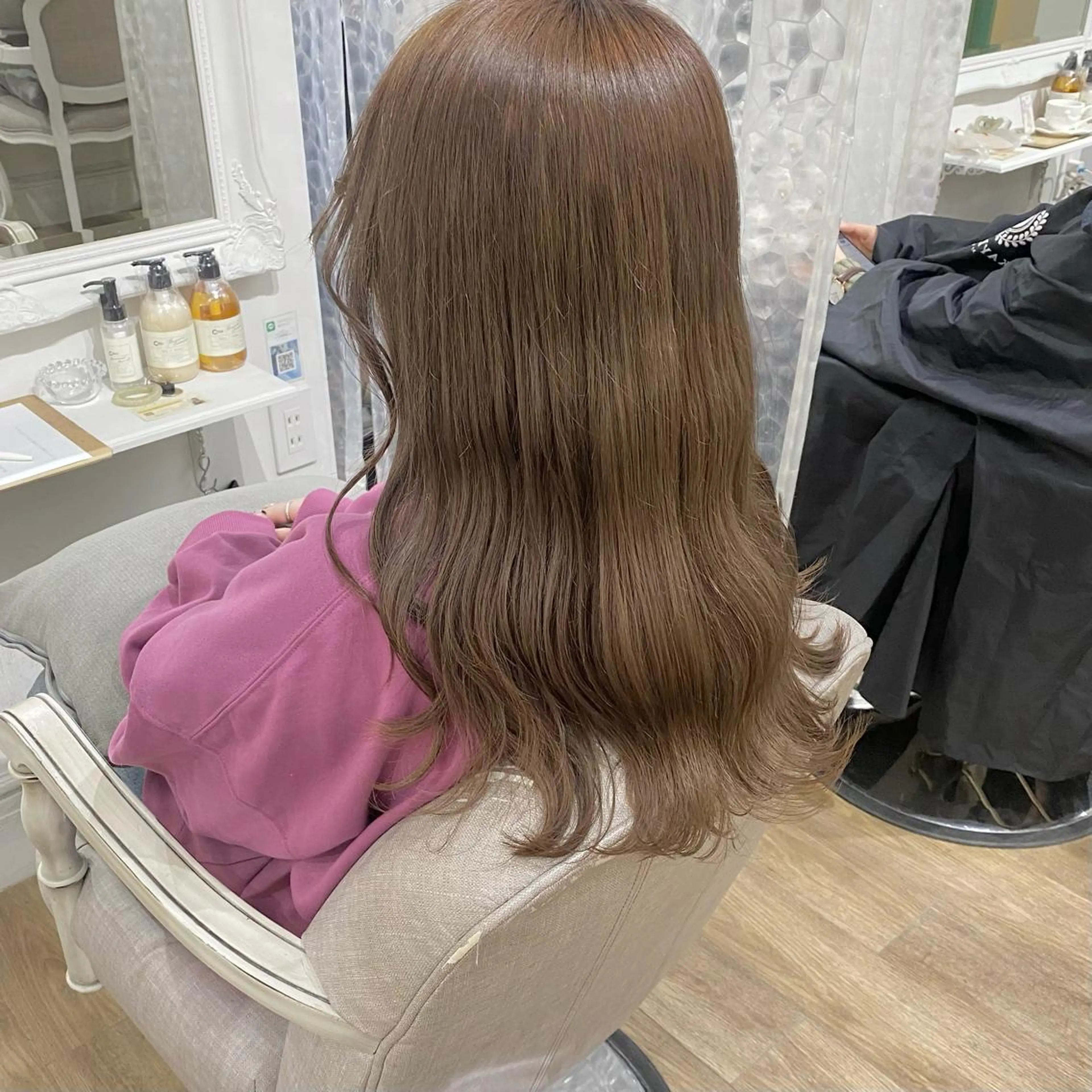 ロング カラー otoha✳︎ くすみ艶カラーのヘアスタイル