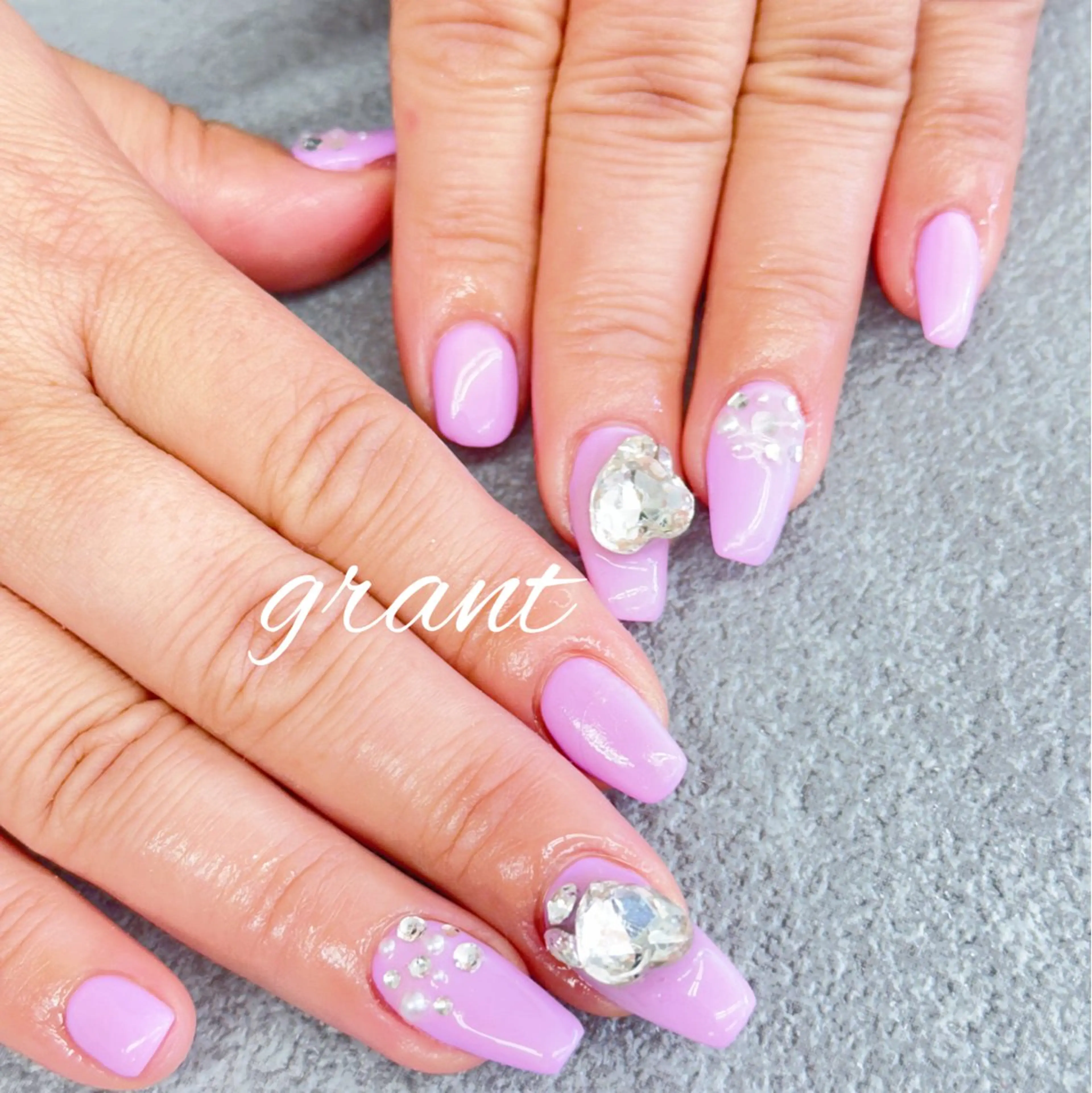 ネイル シンプルネイル ハンドネイル nailsalon grantのネイルデザイン