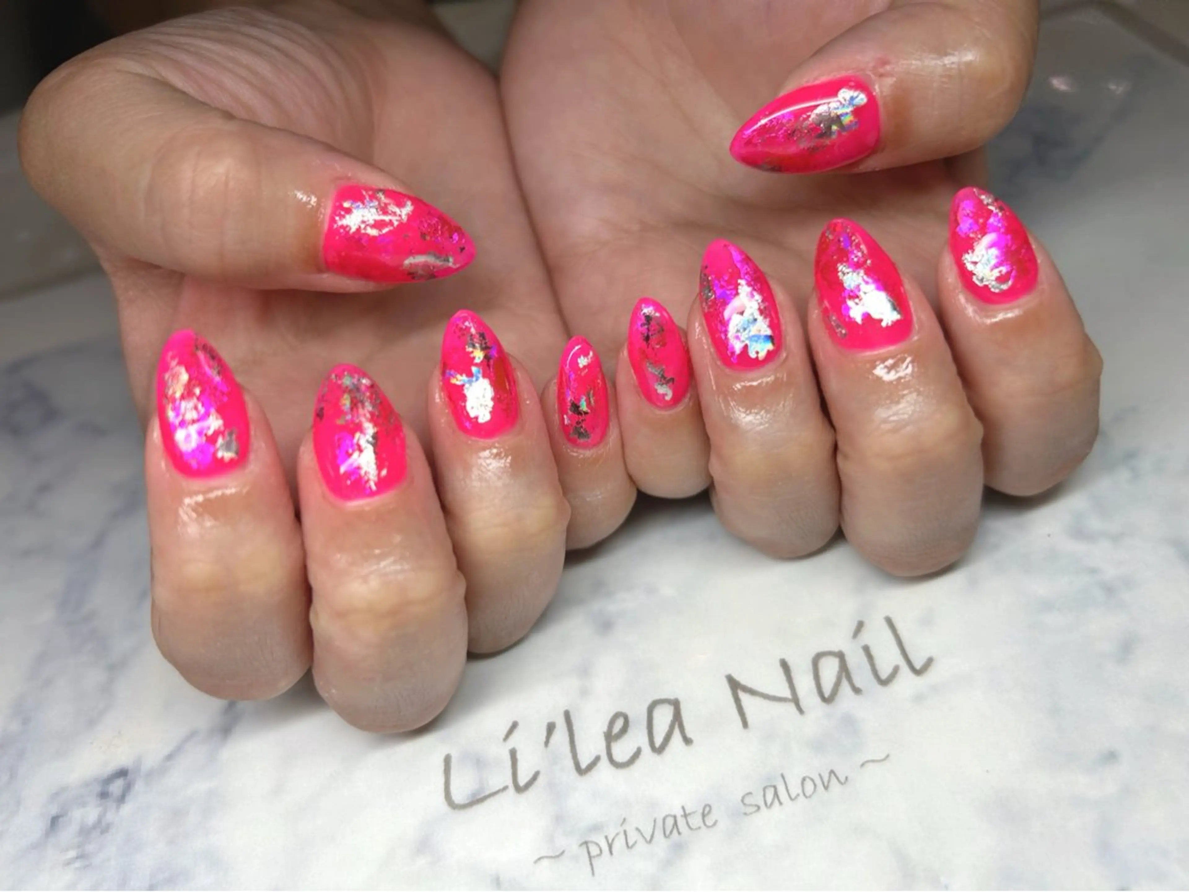 ネイル ハンドネイル Li'leaNail AINAのネイルデザイン