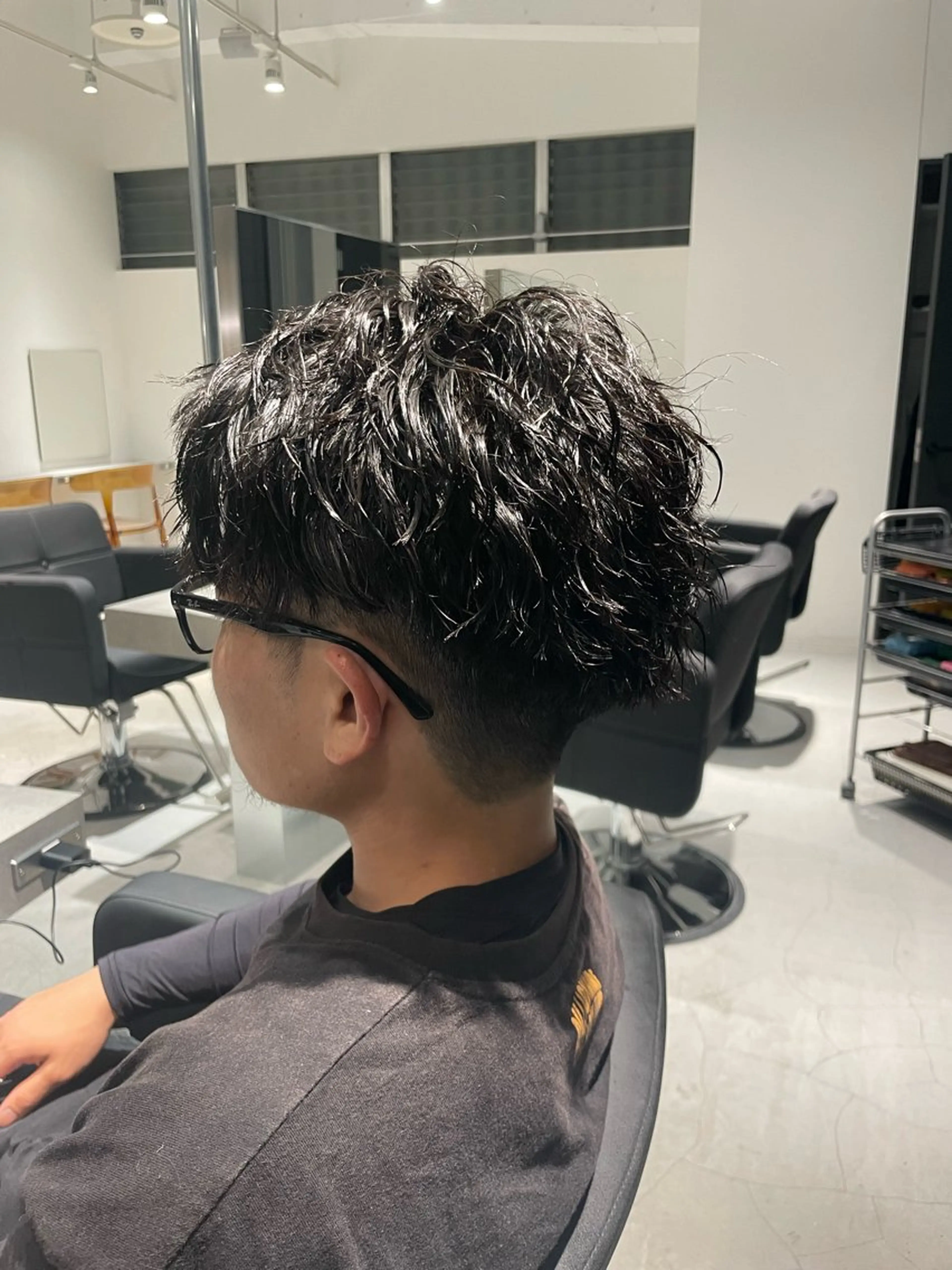 【MEN’S限定】デザインパーマ＋カットの写真
