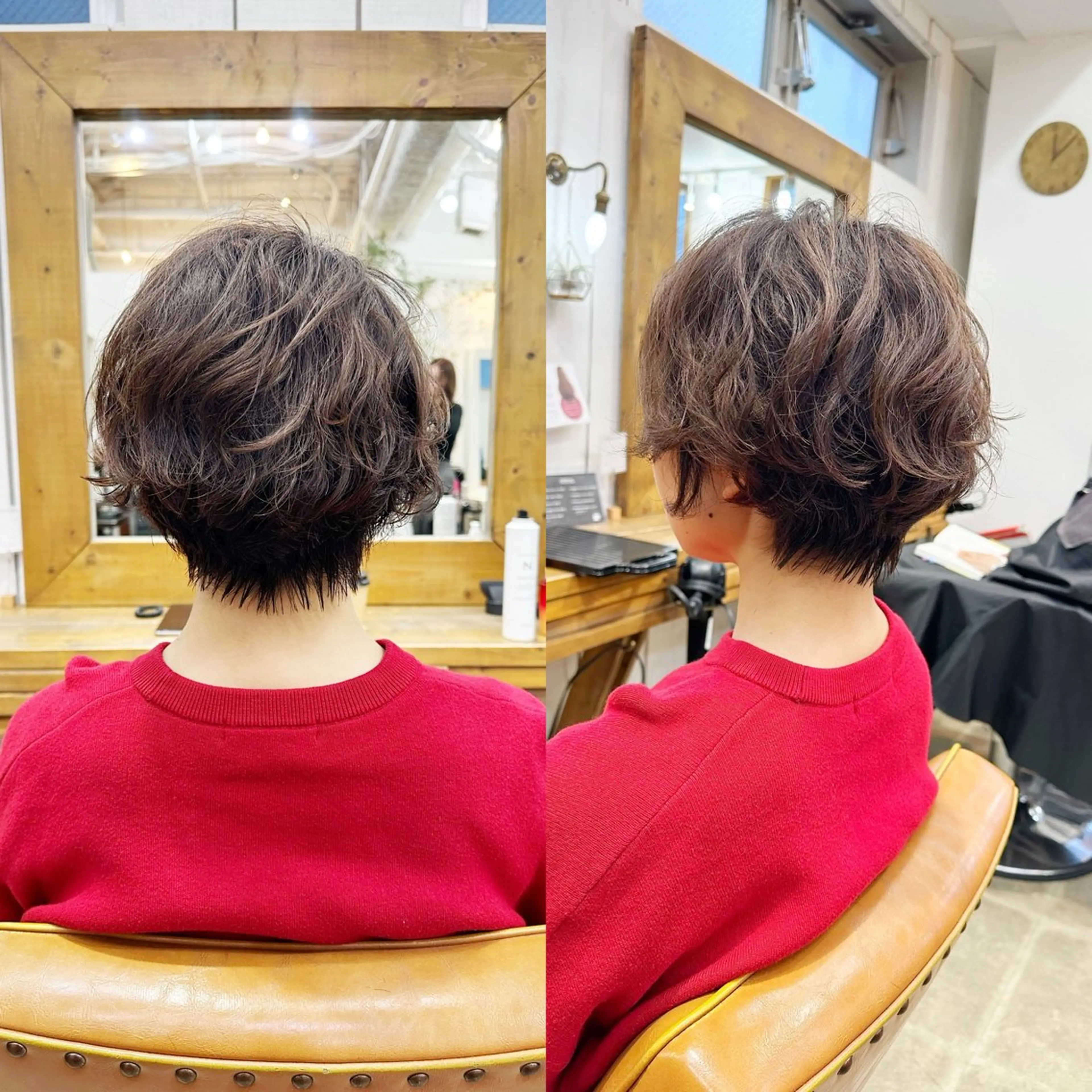 ショート カラー カット ヘアカラー 👑銀座ショート/ 絶壁補正/金子涼👑のヘアスタイル