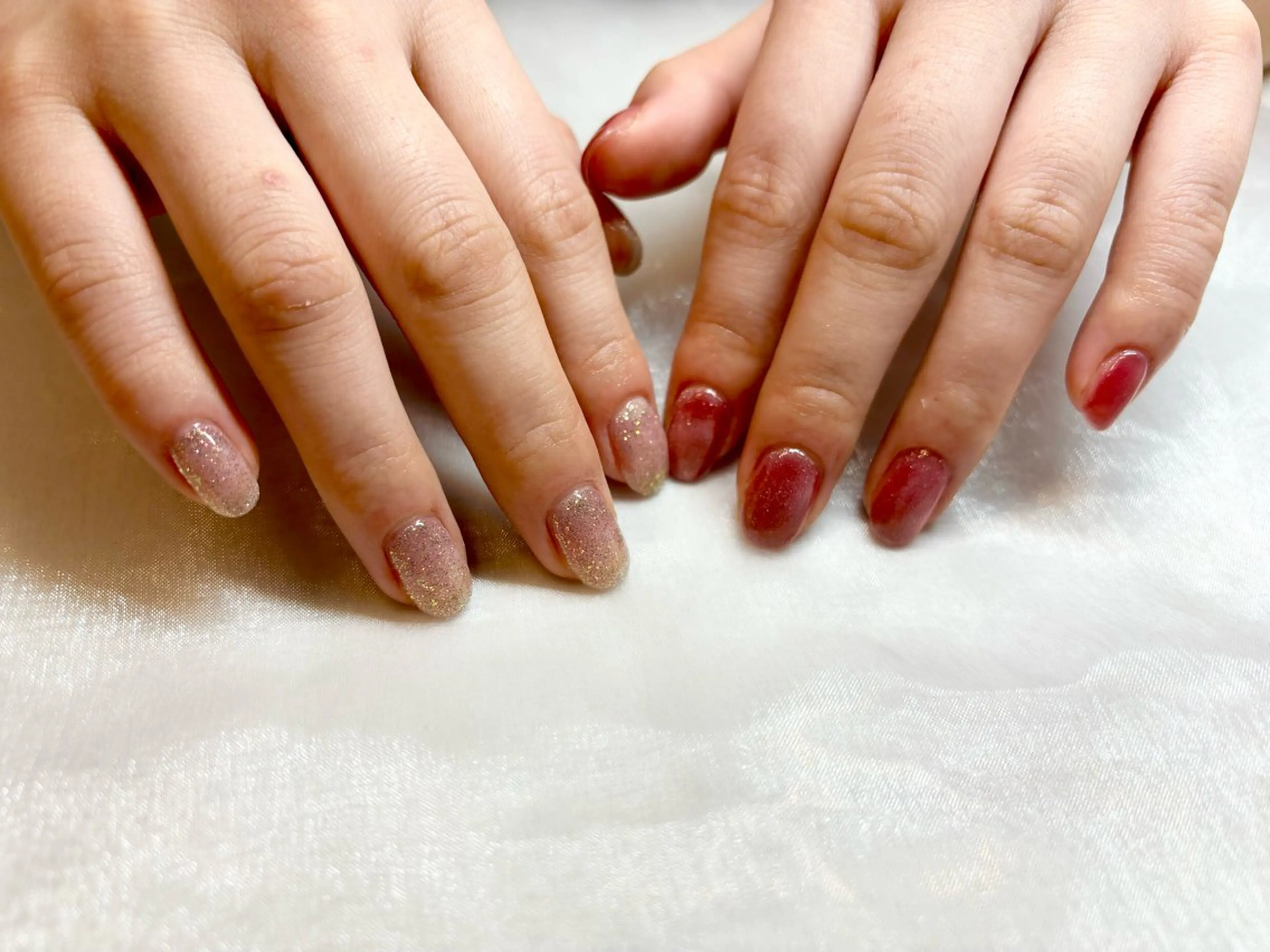 ネイル フラッシュネイル ピンク solna_ yuのネイルデザイン