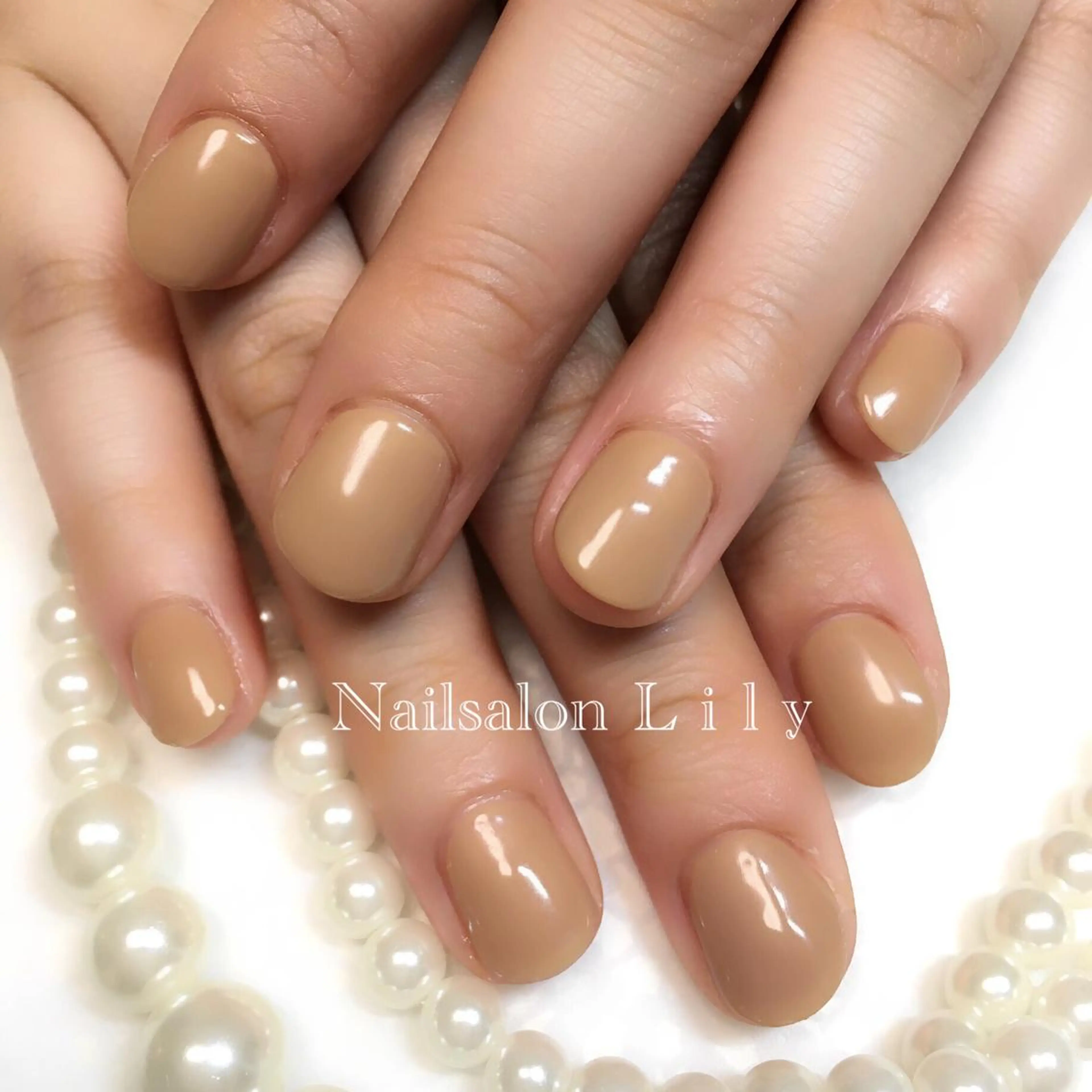 ネイル ワンカラーネイル Lily*nail 🌻Mii🌻のネイルデザイン