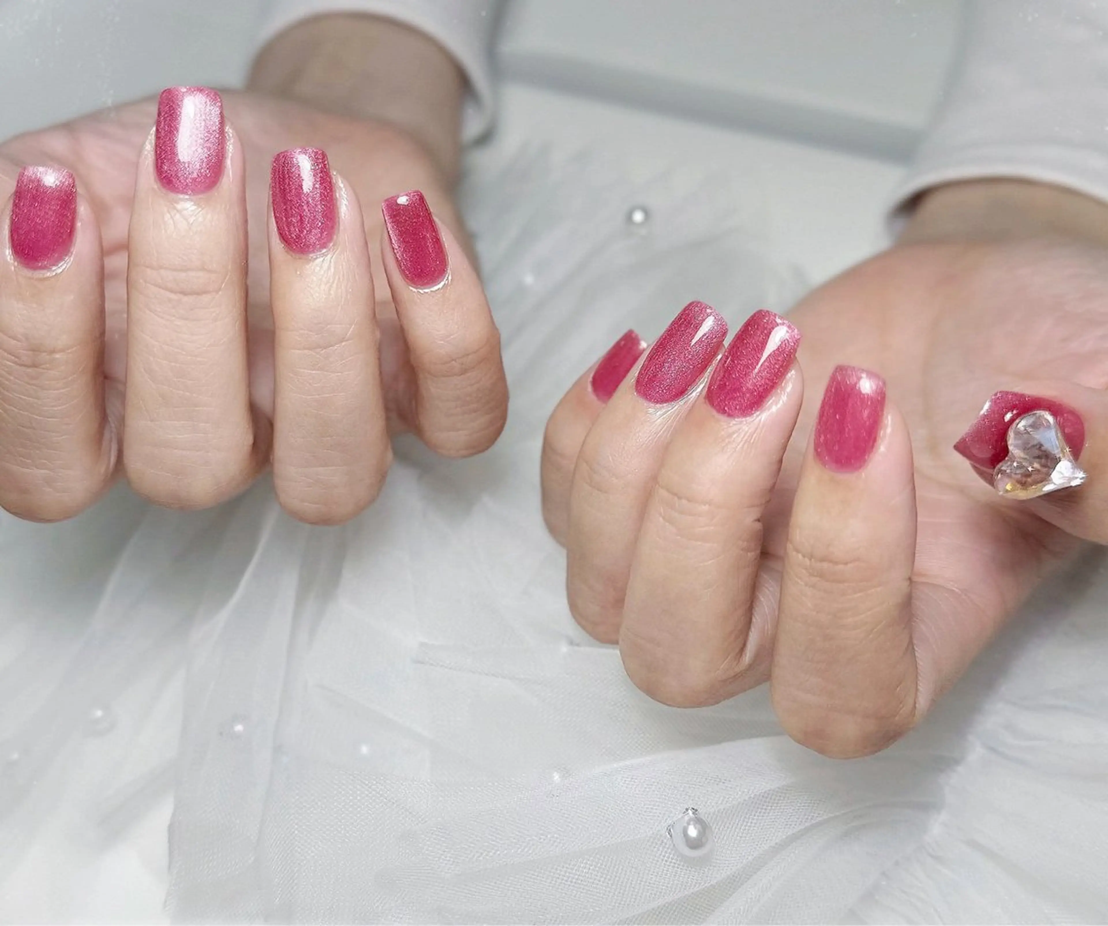 ネイル オーロラネイル チークネイル フットネイル フレンチネイル ジェルネイル Nichi Nailsのネイルデザイン