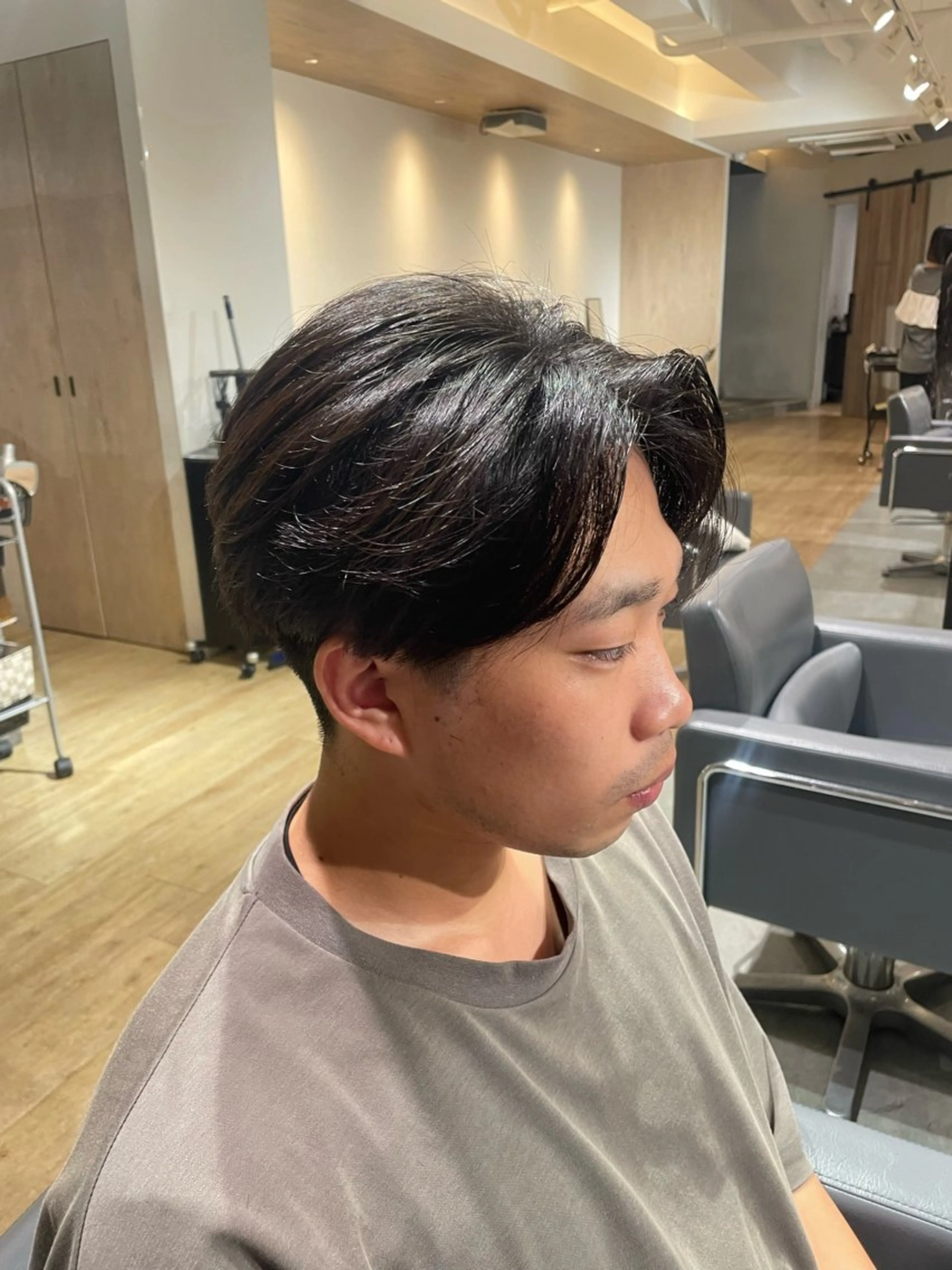 パーマ ニュアンスパーマ カット パーマ メンズパーマ梅田 ・川副史晶のヘアスタイル