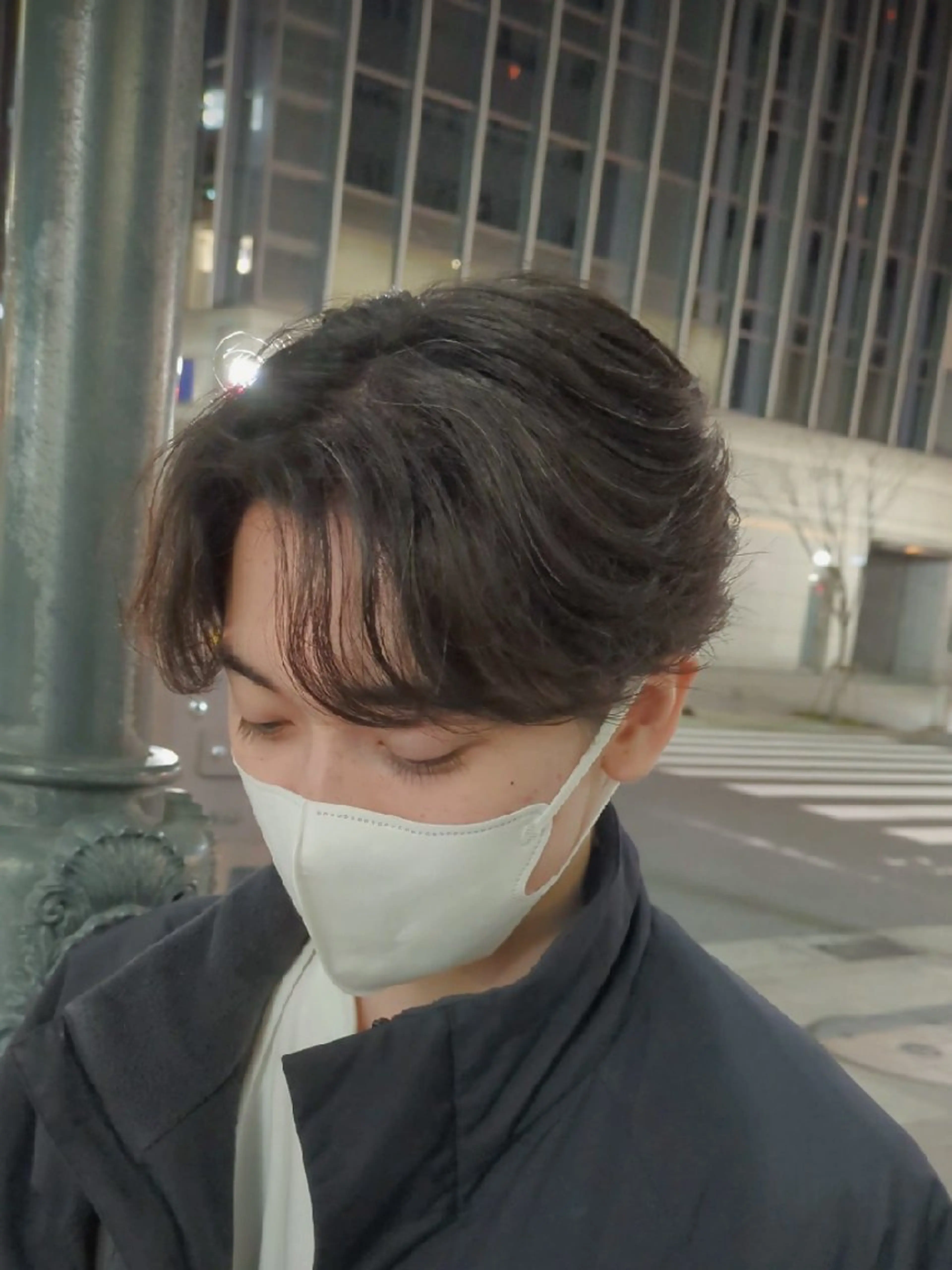 『毛流れを更にかっこよく‼️』メンズカット＋フェザーパーマ🪽の写真