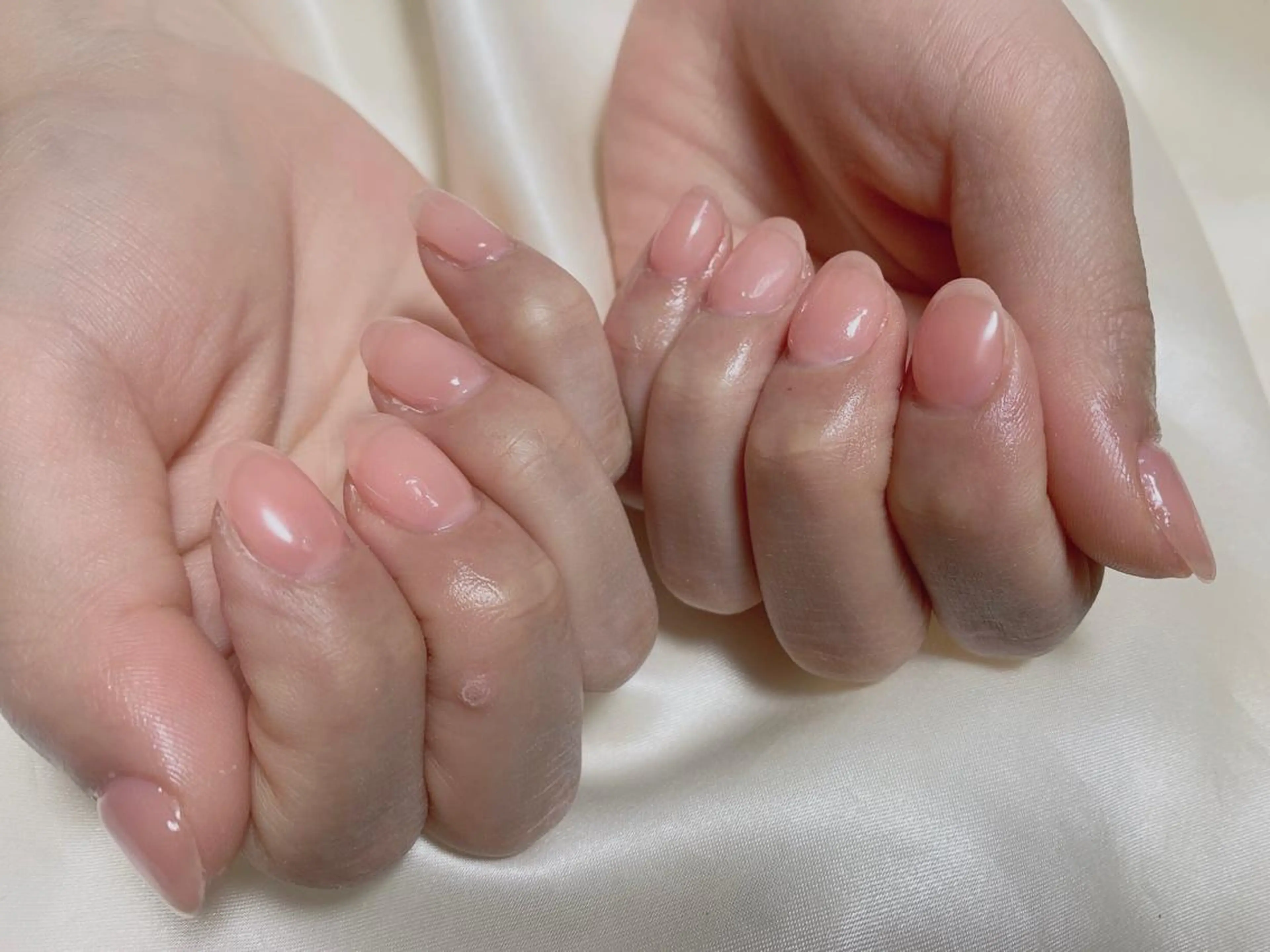 ネイル ワンカラーネイル 春ネイル kikinail 溝の口のネイルデザイン