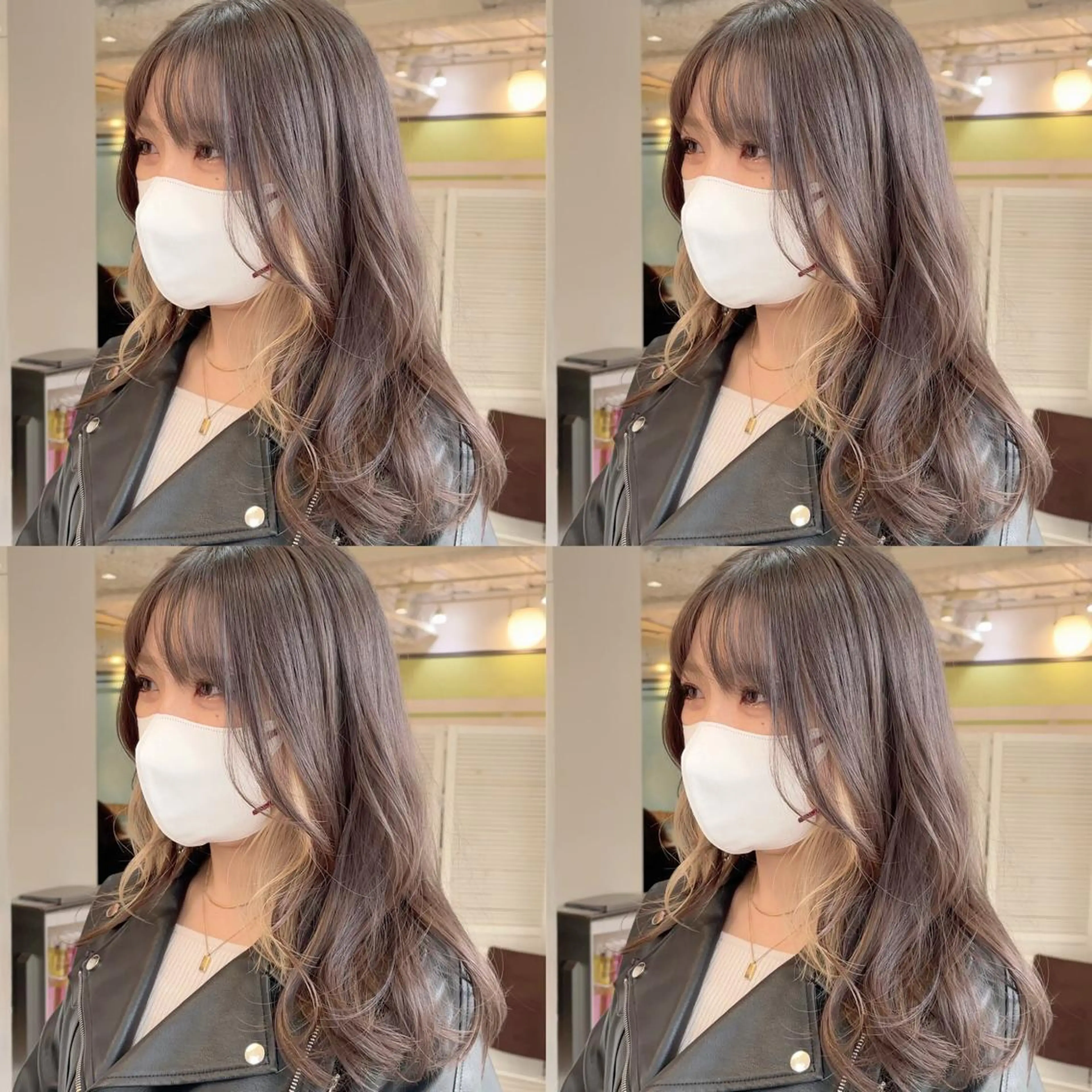 ロング カラー カット ヘアカラー トリートメント ヘッドスパ ヘアセット 大人可愛い透明感🌟 小顔・韓国髪🌟野中のヘアスタイル