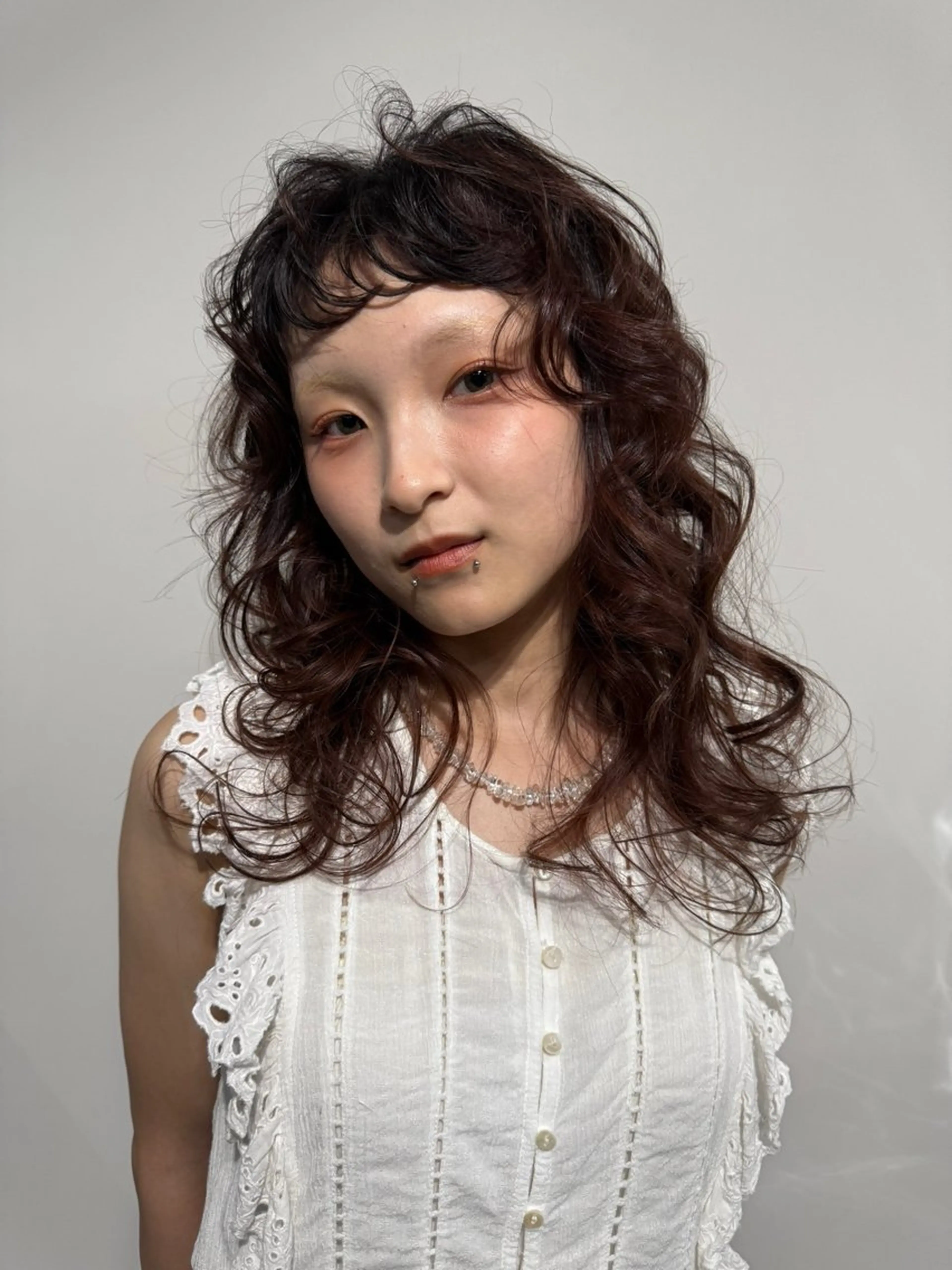 ミディアム ヘアカラー 渋谷/透明感カラー 🫧【あまね】のヘアスタイル