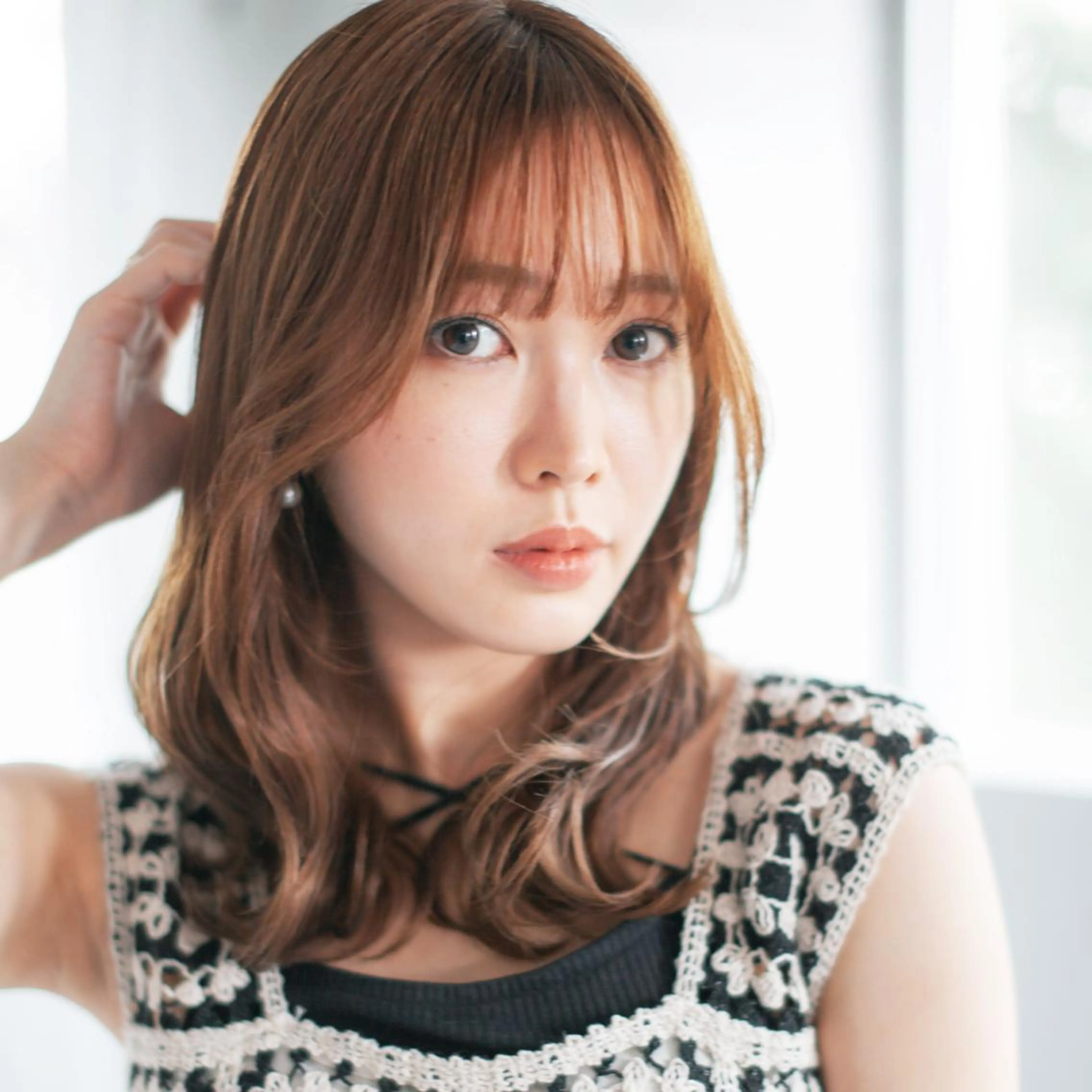 セミロング カラー Ash 店長 木村 和人のヘアスタイル
