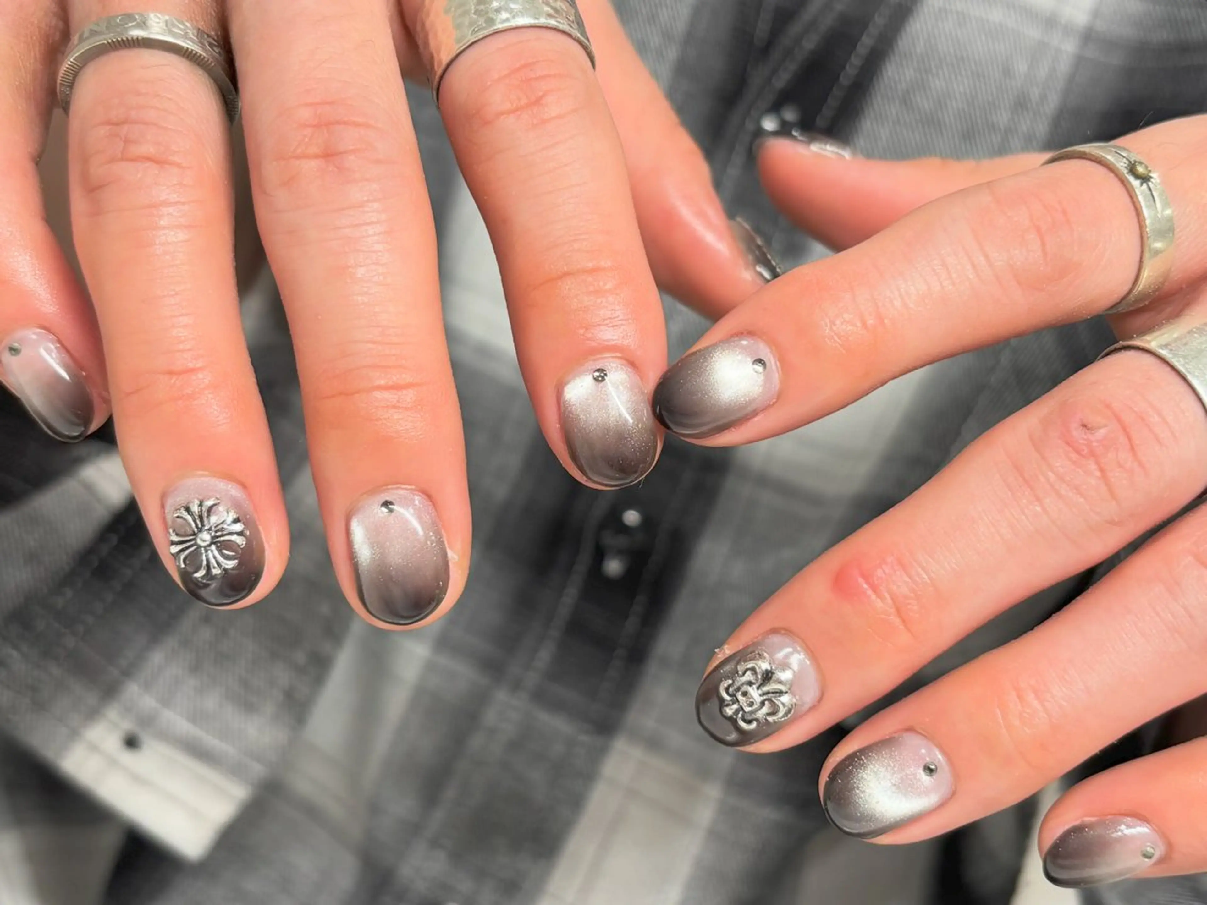 メンズ ネイル メンズネイル ハンドネイル 悦田joieange 京橋店のネイルデザイン