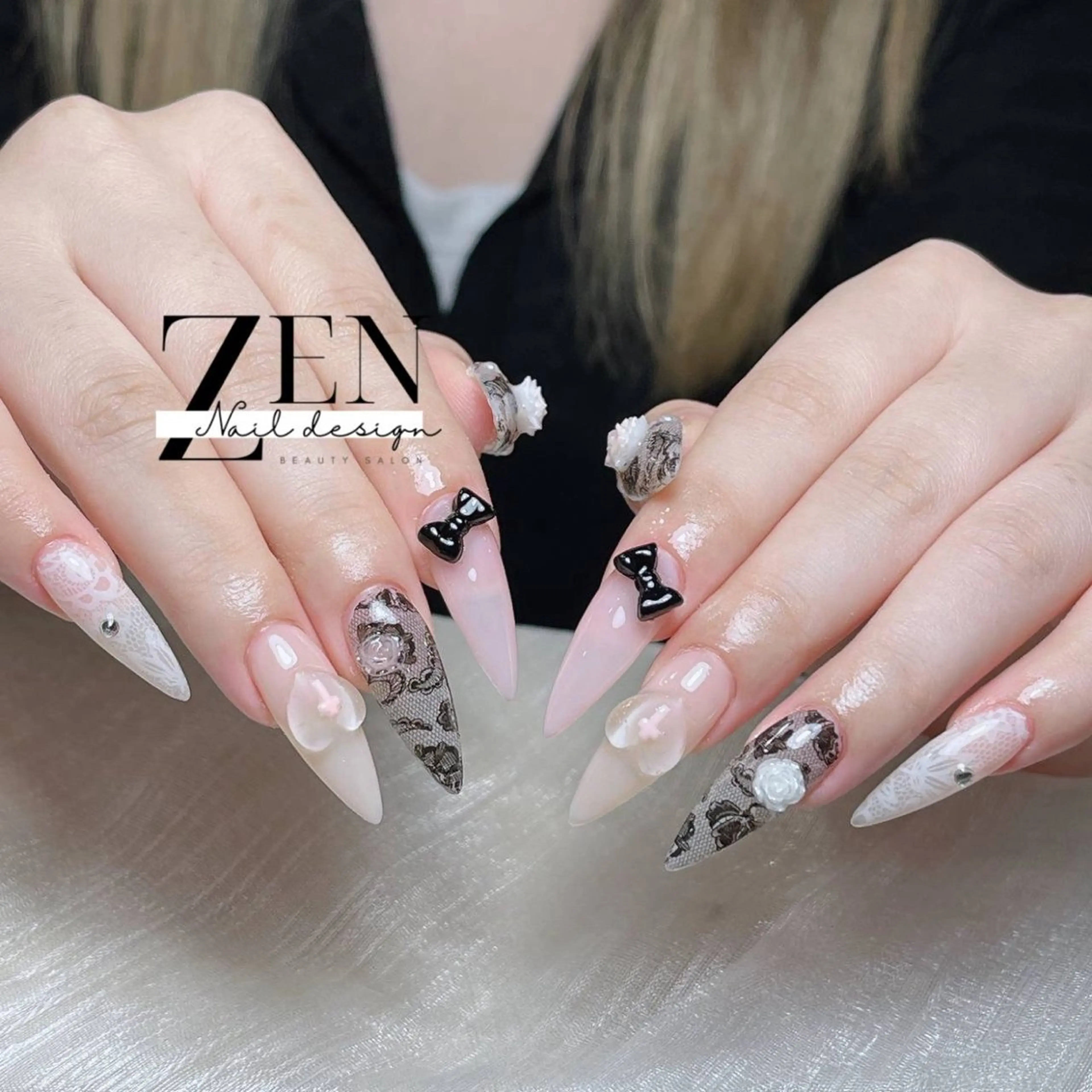 ネイル 持ち込み スカルプネイル ネイルチップ ハンドネイル Zen Nail Design 池袋のネイルデザイン