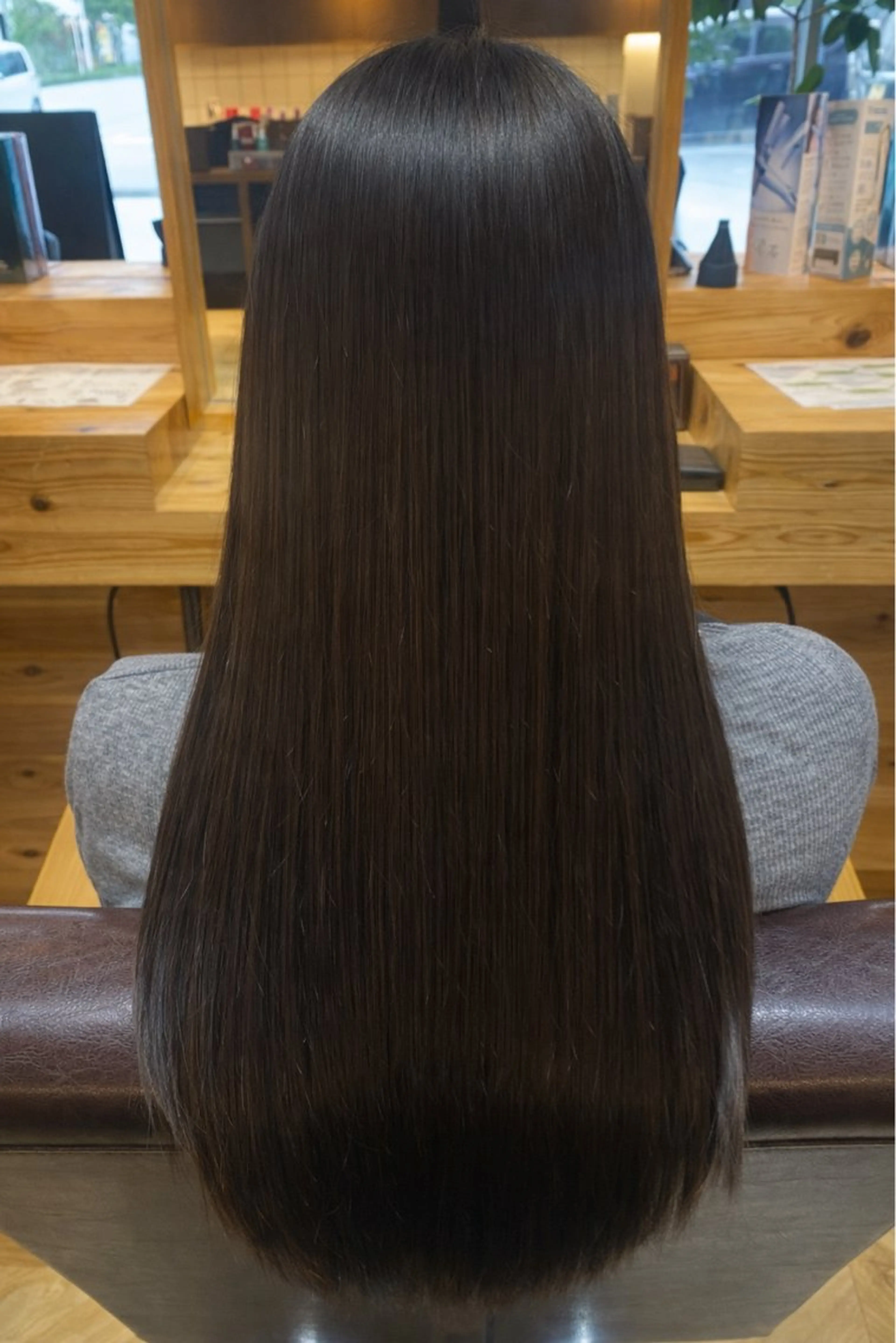 ロング カット 縮毛矯正 トリートメント Tsuyoshi /髪質改善ストレートのヘアスタイル