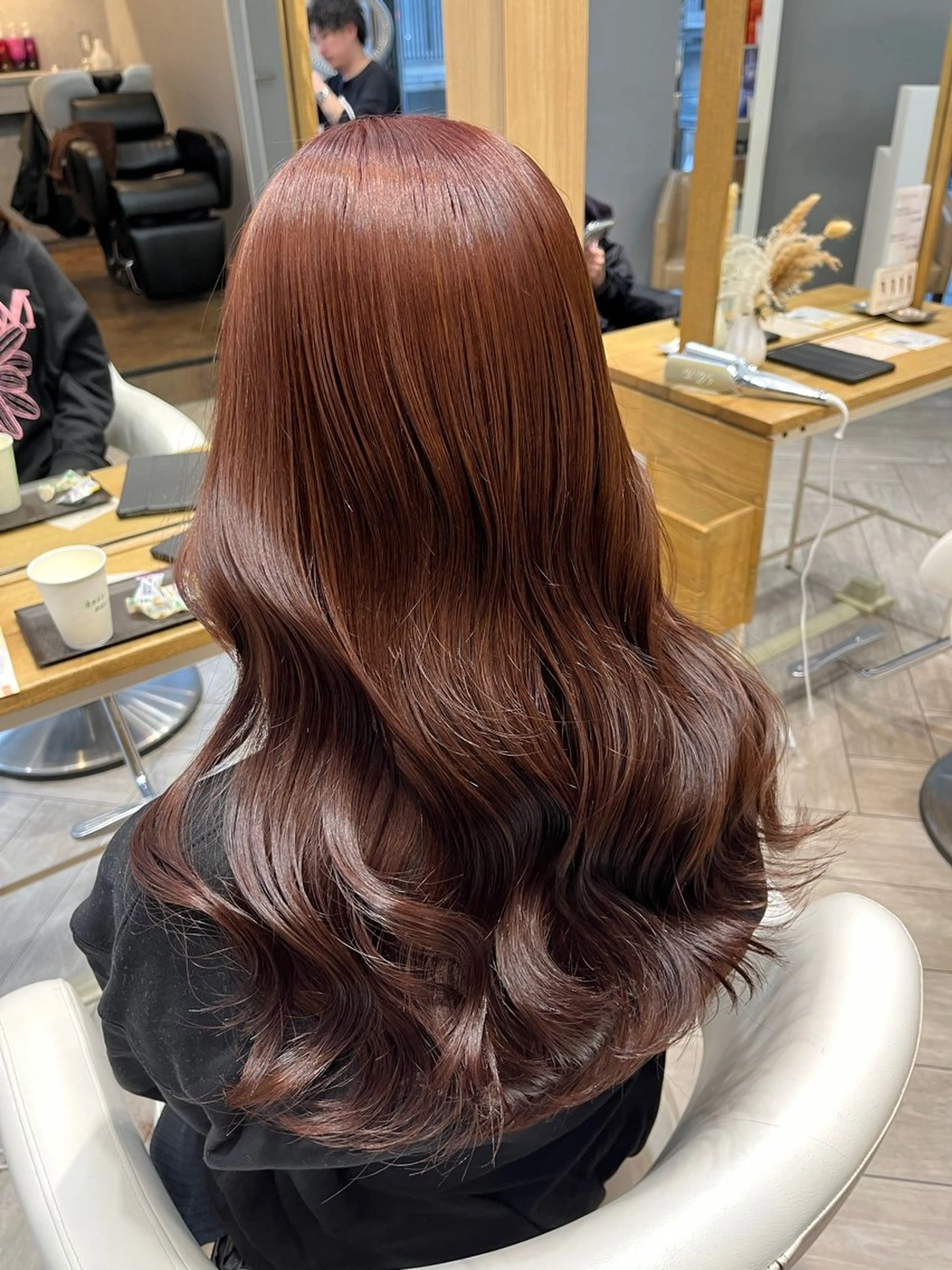 ロング ピンクラベンダー カット ヘアカラー トリートメント AVANCE. chisatoのヘアスタイル