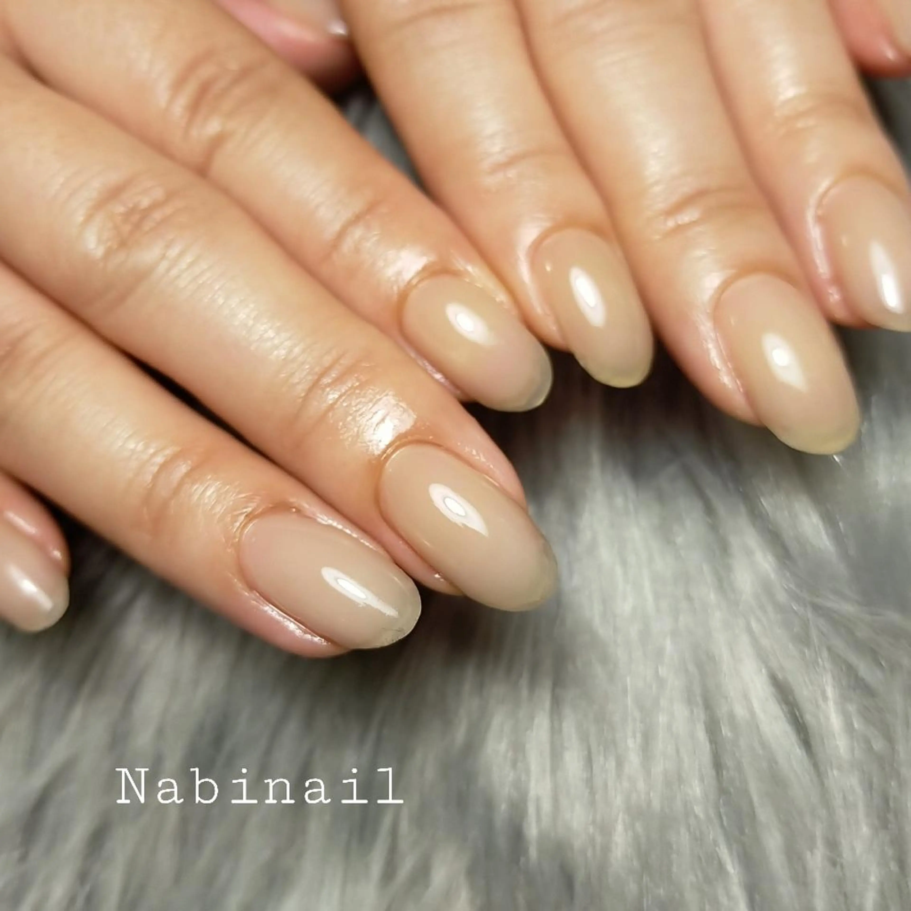 ネイル ワンカラーネイル ハンドネイル 西日暮里 Nabinailのネイルデザイン