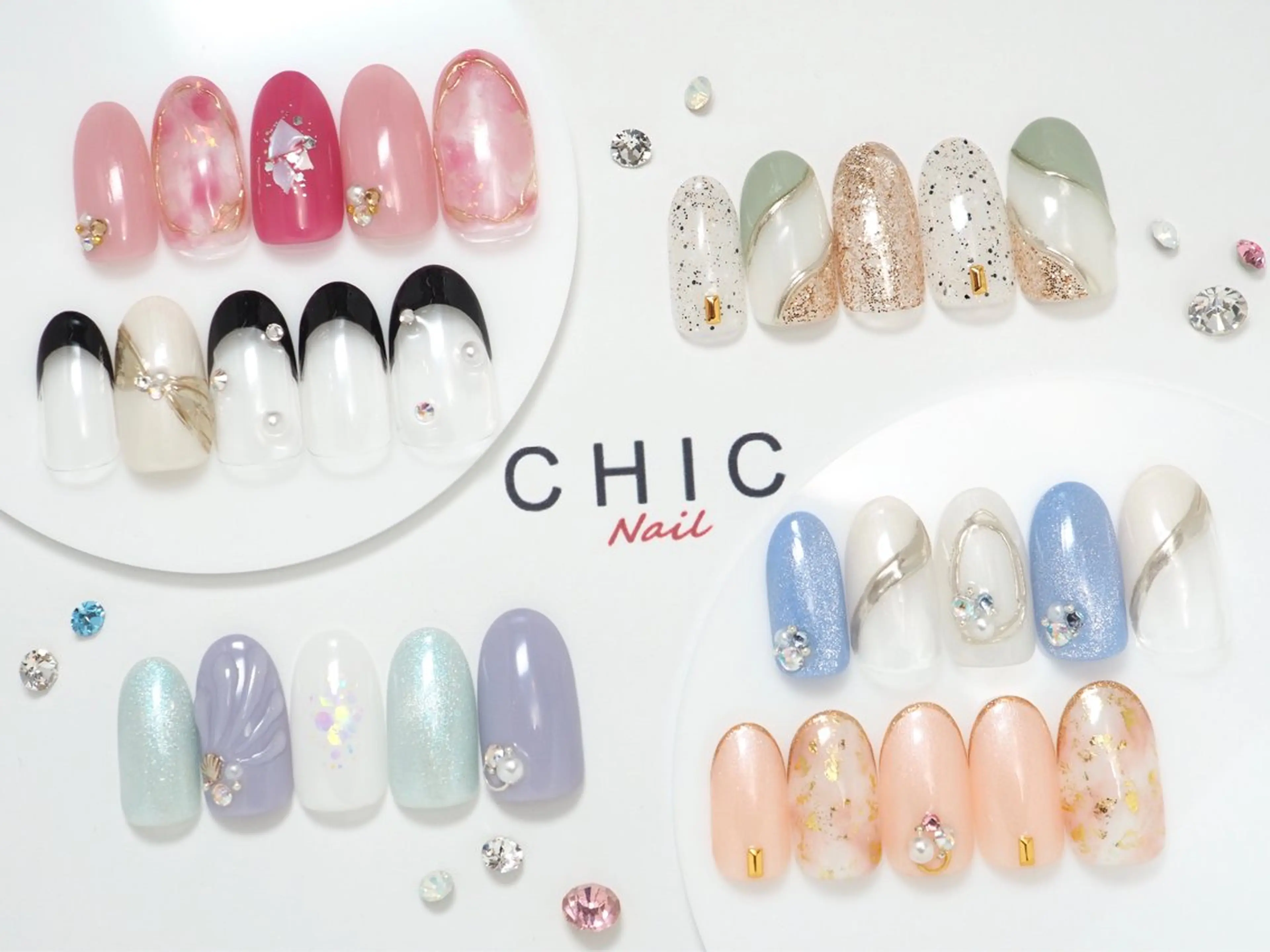 ネイル ハンドネイル CHICnail🪽 /目黒/パラジェルのネイルデザイン