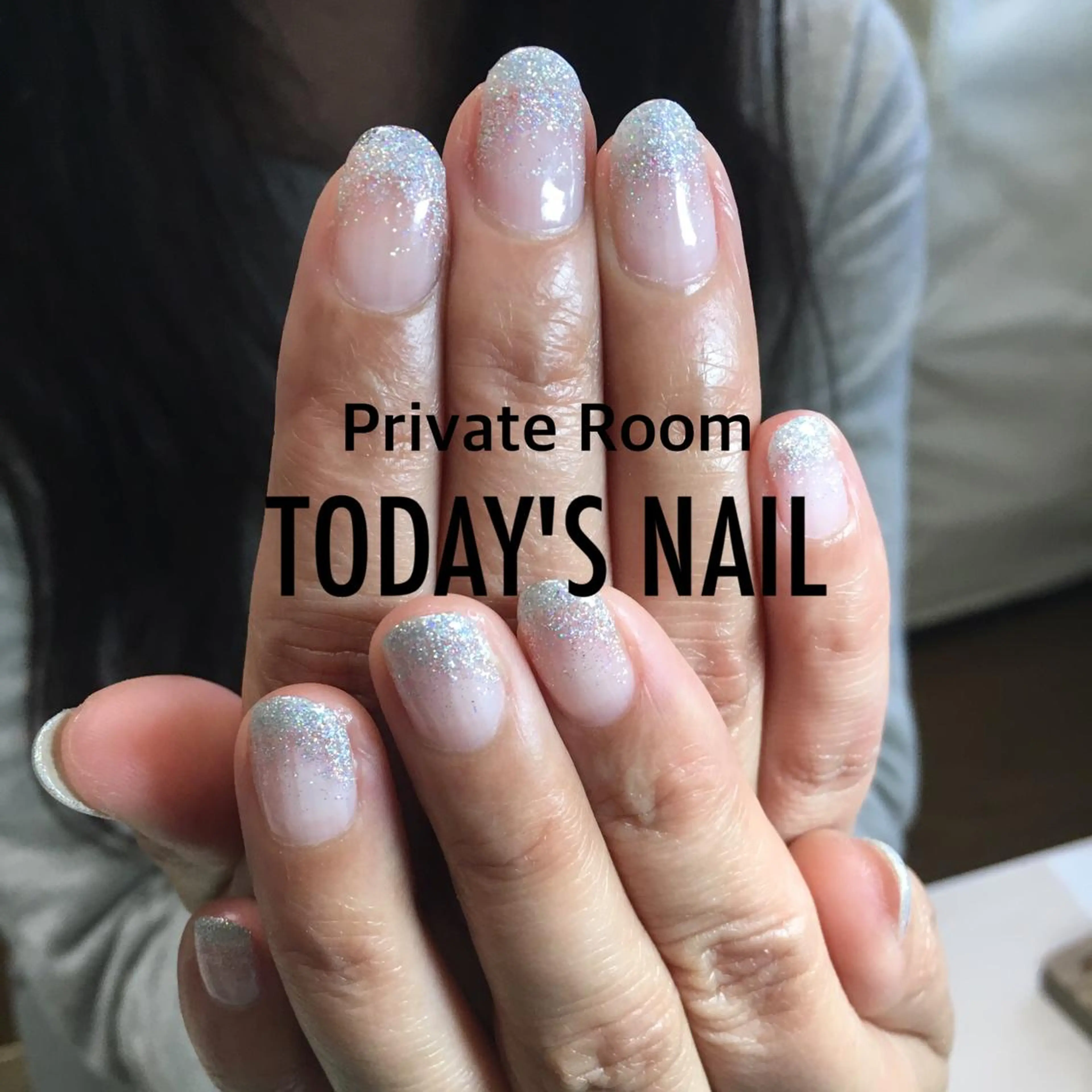 ネイル グラデーション ラメ(グリッター) ラメグラデーション Private salon TODAY'S NAIL所属・TODAY'S NAILのネイルデザイン