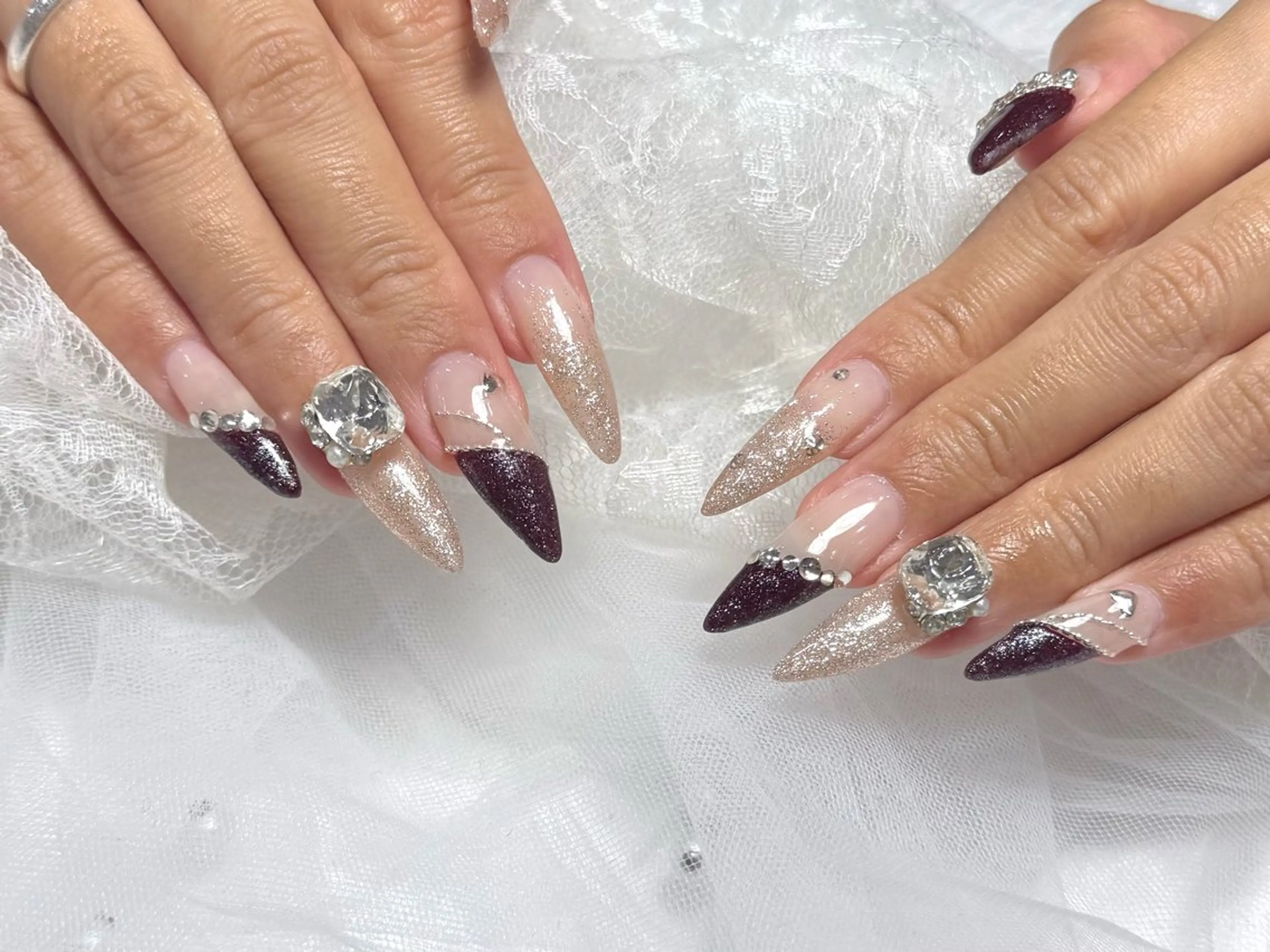 ネイル ハンドネイル peTiT ✨️ yuzuki💞🫧のネイルデザイン