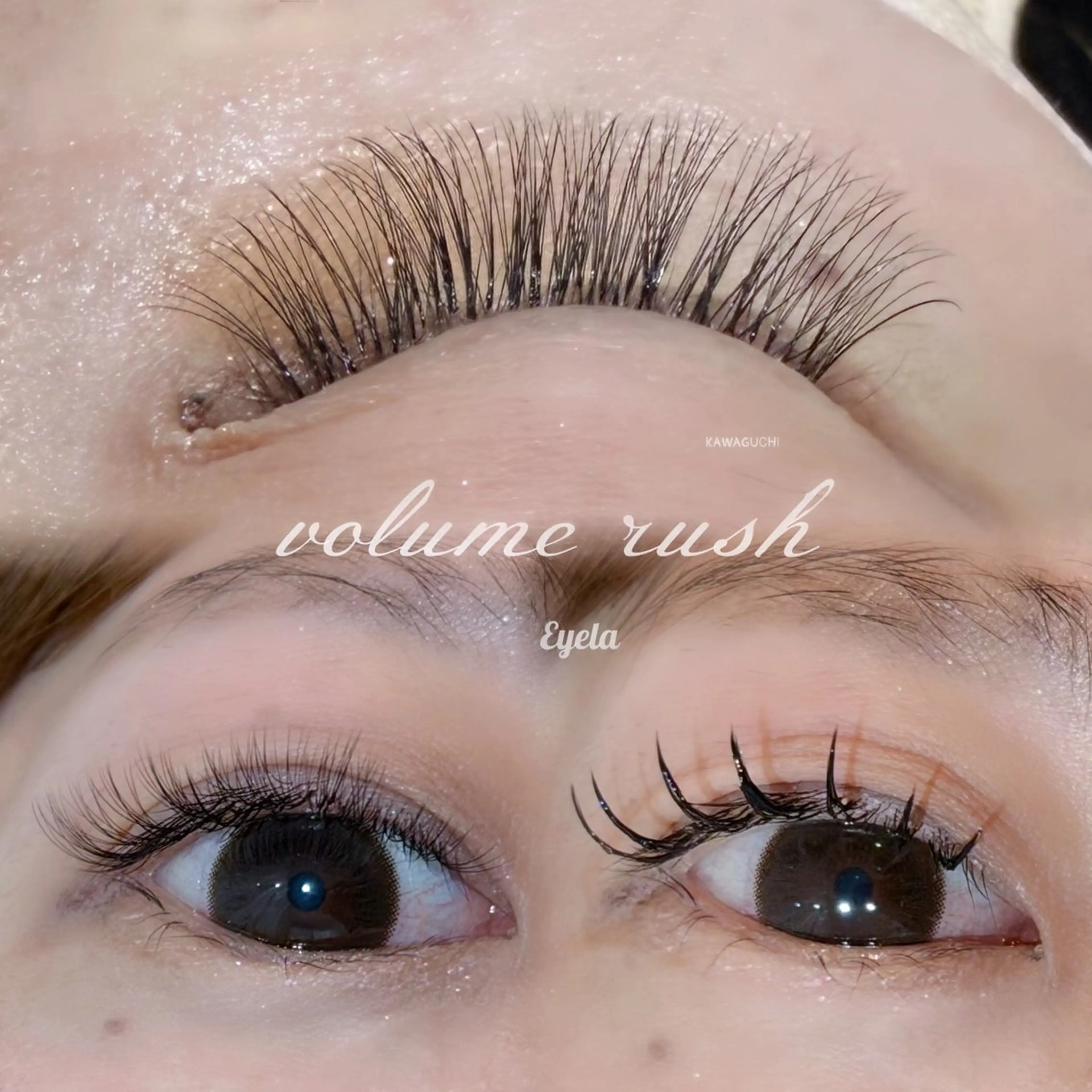 マツエク・マツパ フラットラッシュ ナチュラル ボリュームラッシュ マツエク EYELA 🎀遠山の眉毛・アイブロウイメージ