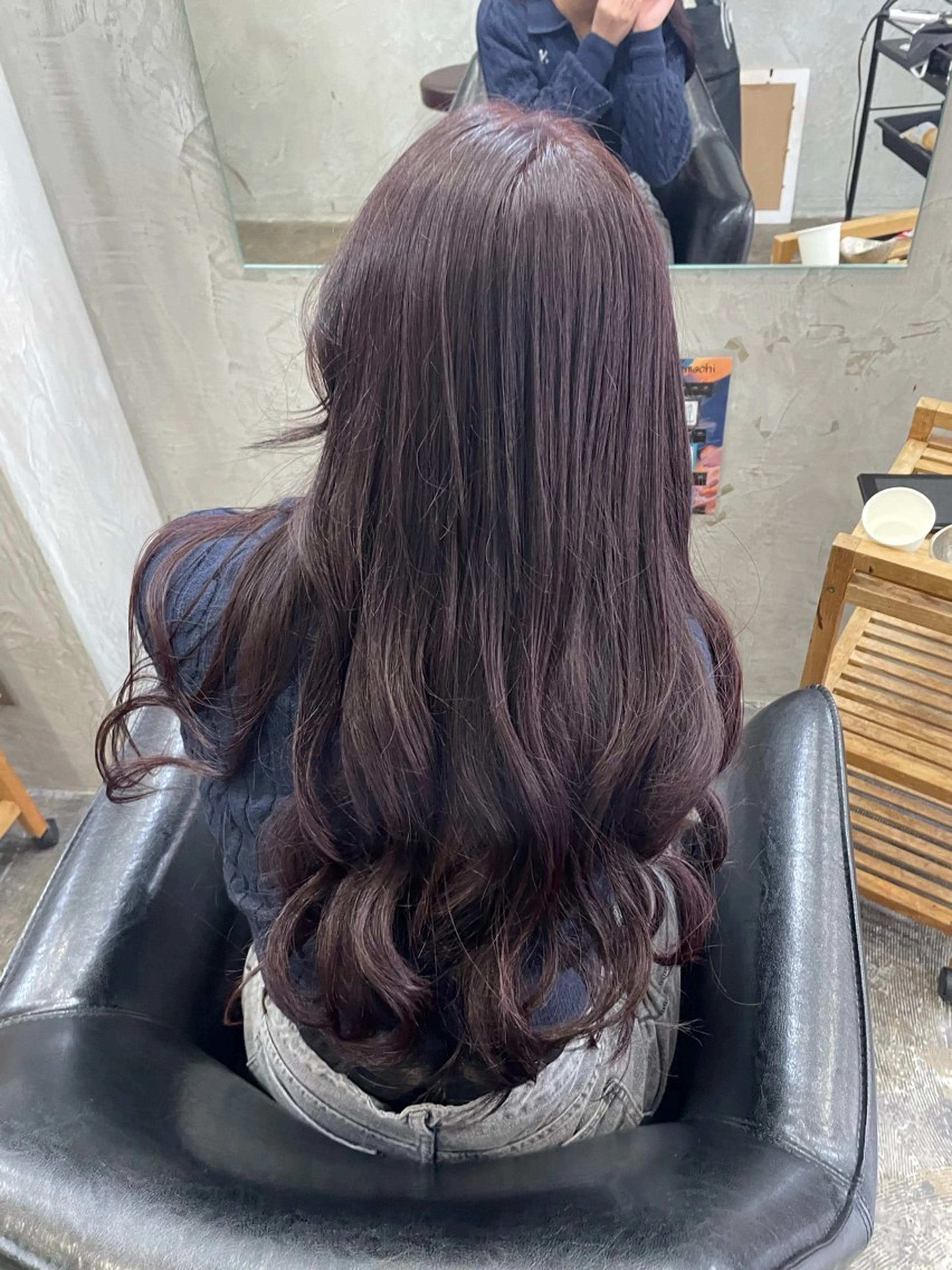 カラー ブラウンカラー パープルブラウン MaisonHALU さくらのヘアスタイル