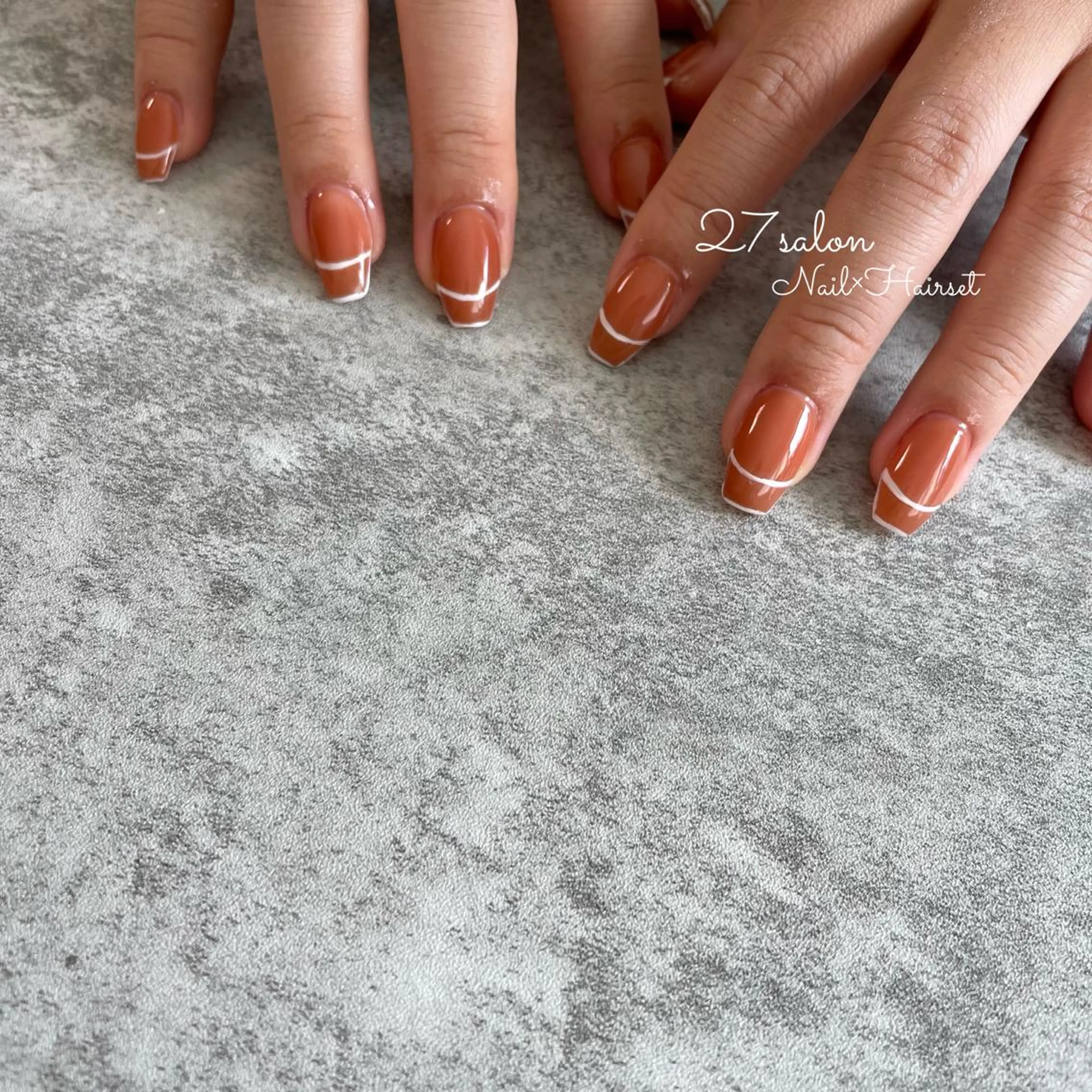 ネイル フレンチネイル 27salon yuinaのネイルデザイン