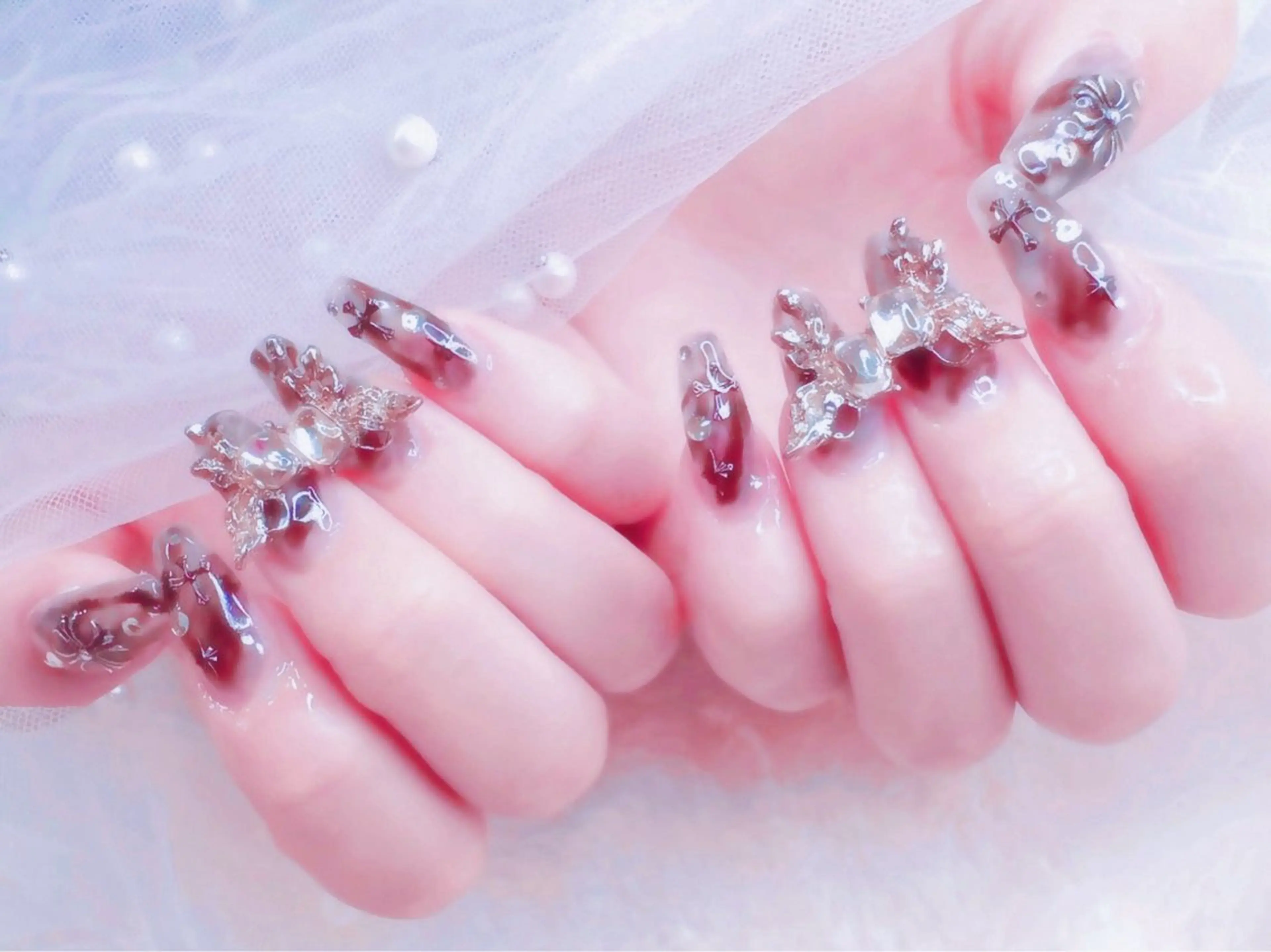 ネイル ハンドネイル 長さだし専門店 ROKANAILのネイルデザイン