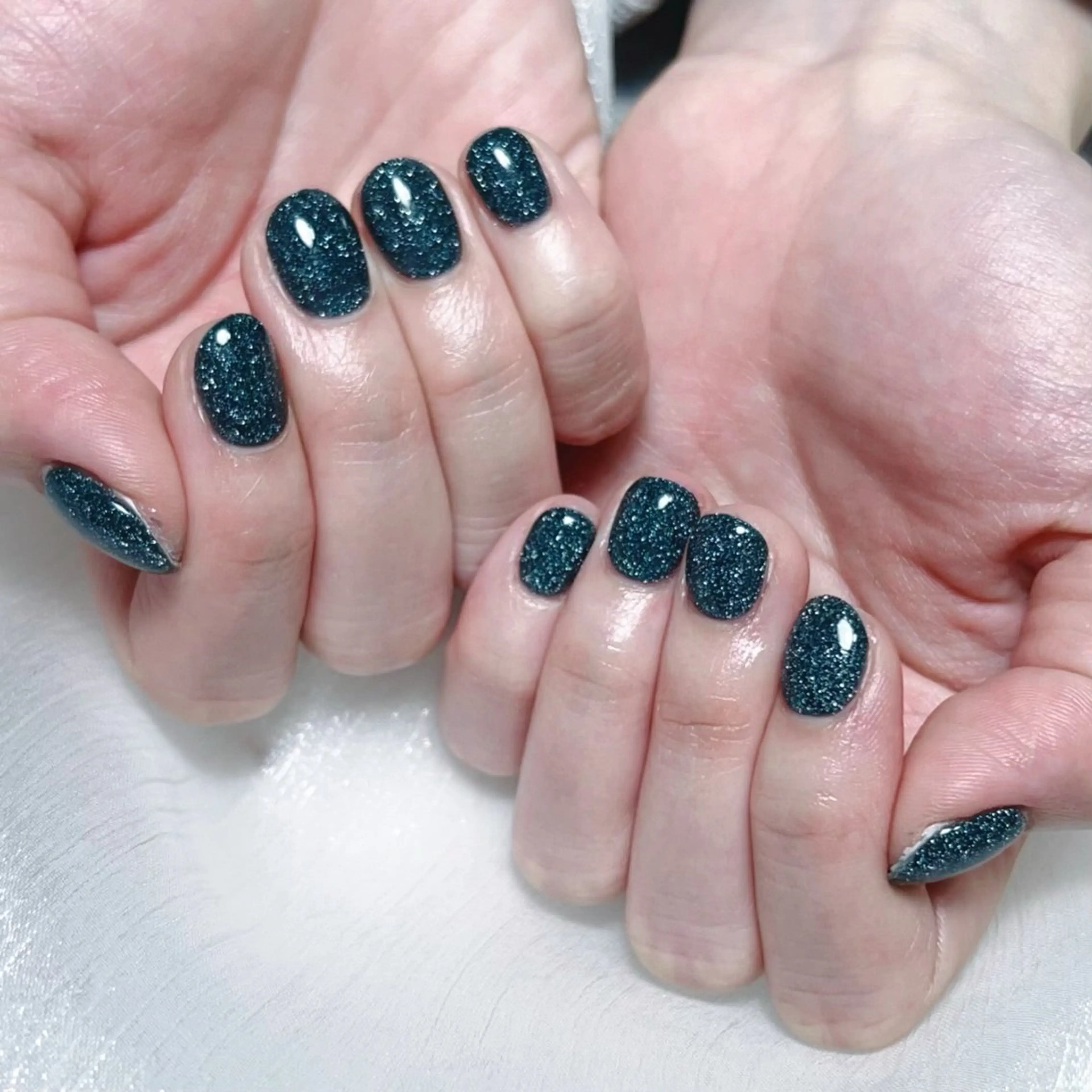 メンズ ネイル メンズ韓国風 アートネイル オーロラネイル ガーリー キラキラネイル ハンドネイル Nail salon 木にいるのネイルデザイン