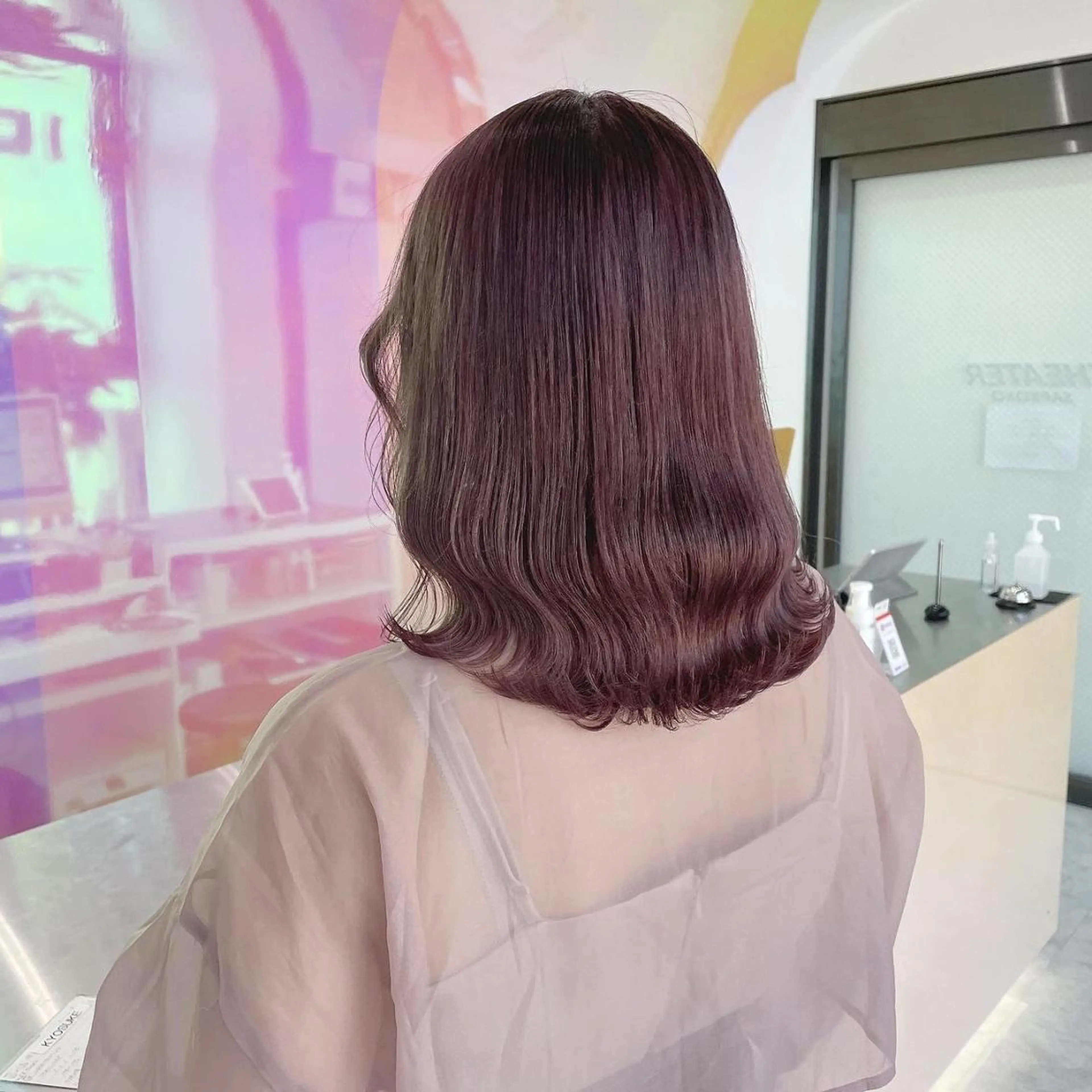 ロング カラー 似合わせハイトーン♡ みつきのヘアスタイル