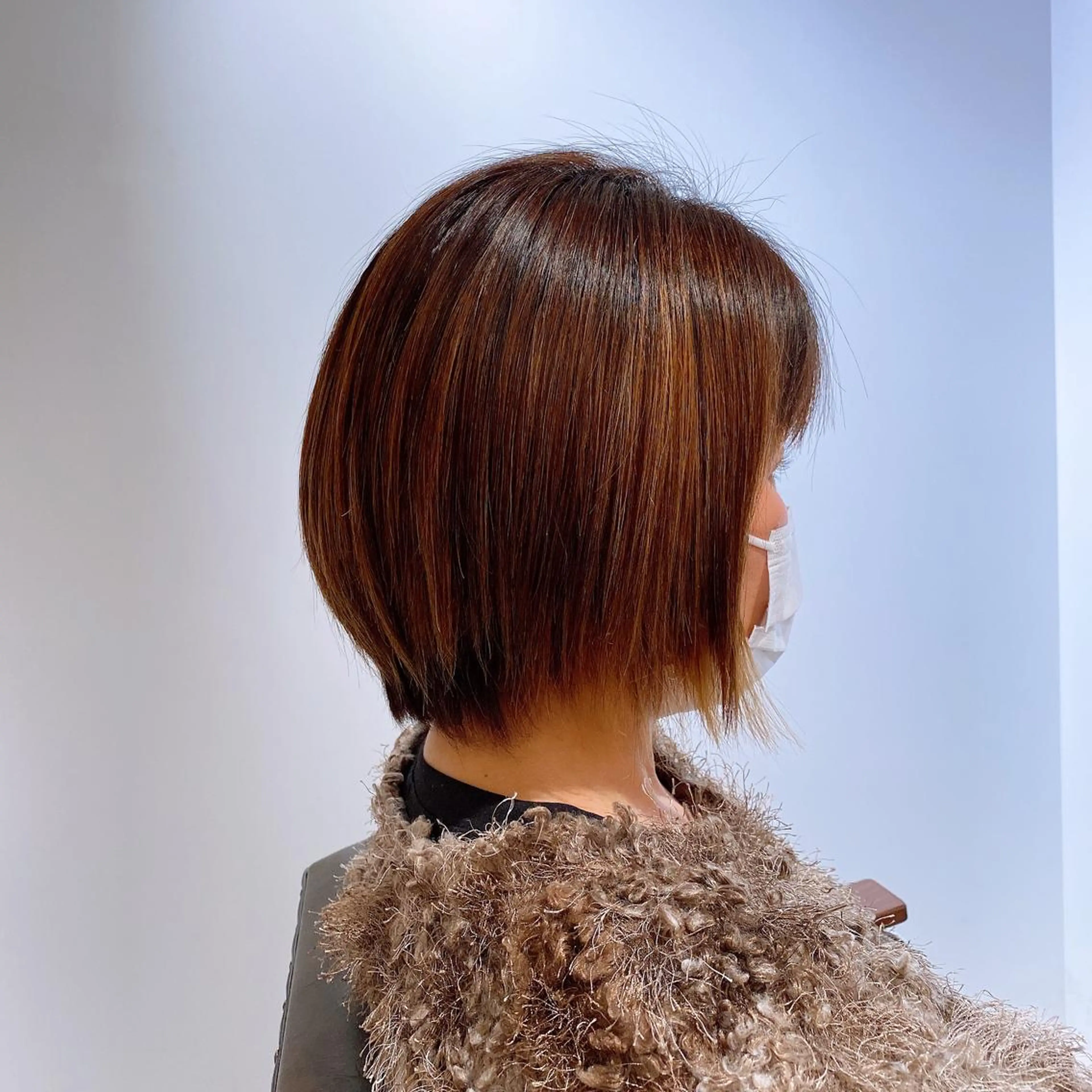 ショート ハイライト 縮毛矯正 縮毛矯正 トリートメント 髪質改善・縮毛矯正/ 下村陽平のヘアスタイル