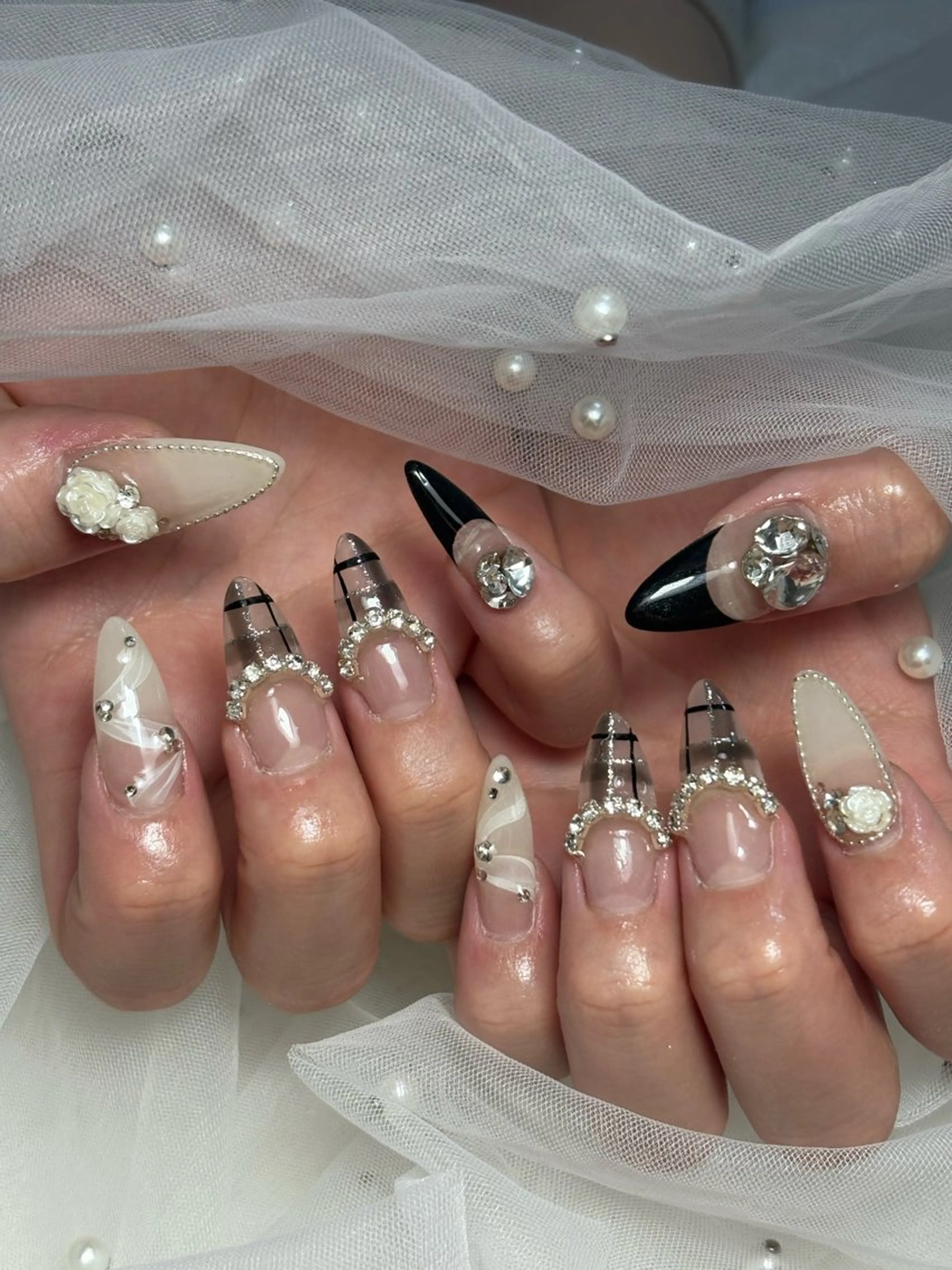 ネイル ネイルチップ ハンドネイル ✴︎ Delightのネイルデザイン