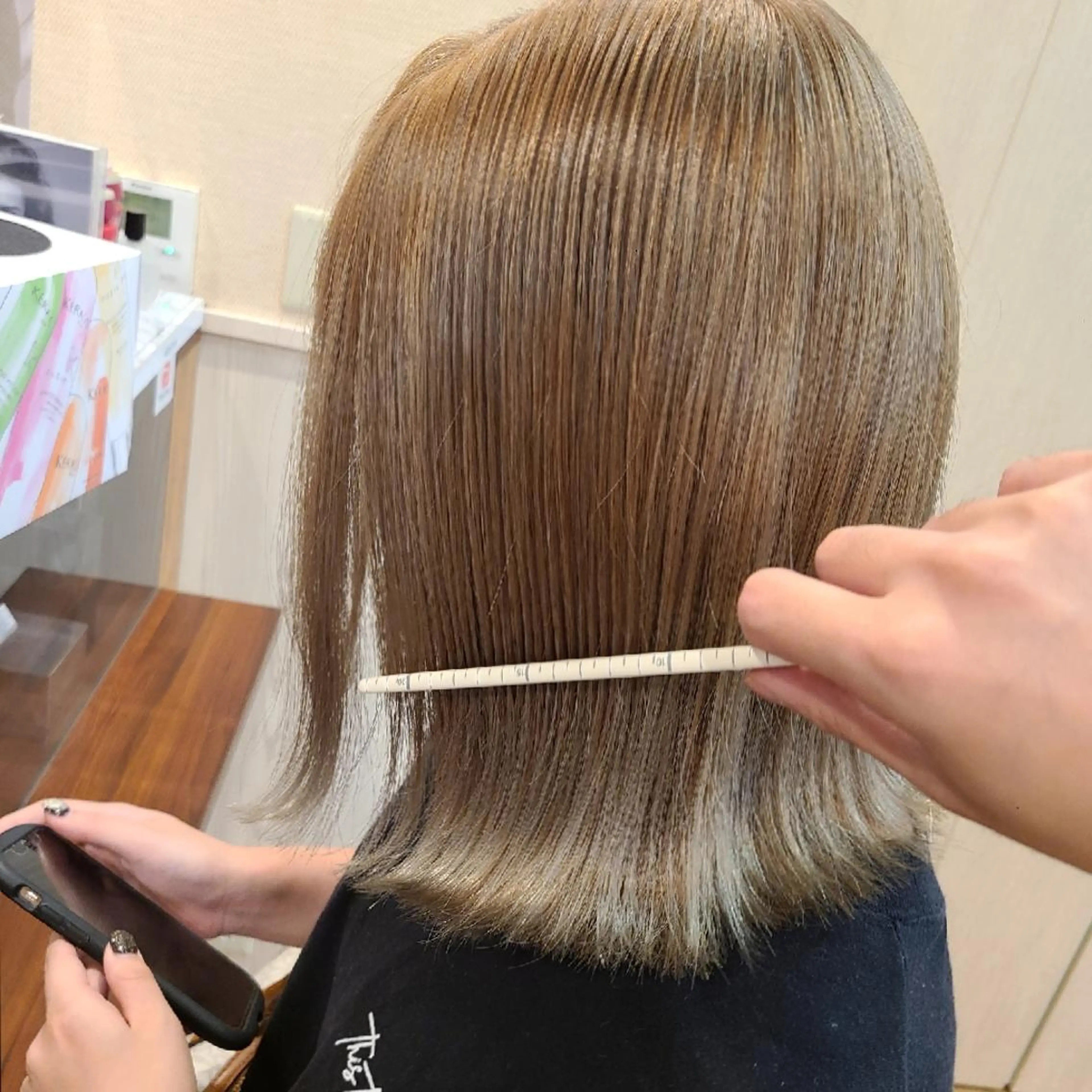 【ご新規様】カット+マッサージシャンプー+リンゴ幹細胞髪質改善トリートメントの写真