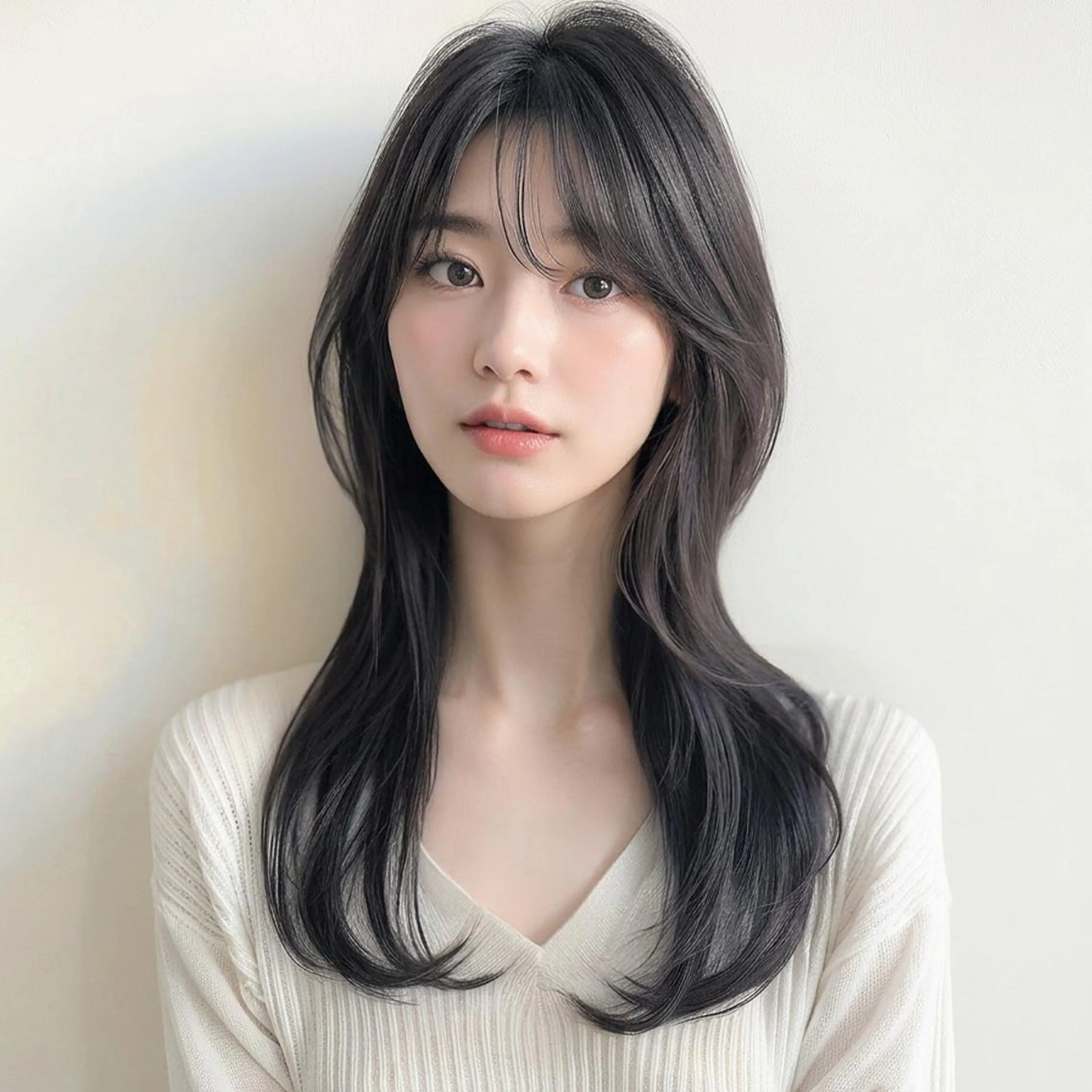 ロング レイヤーカット/韓国 🤎きのした いちかのヘアスタイル