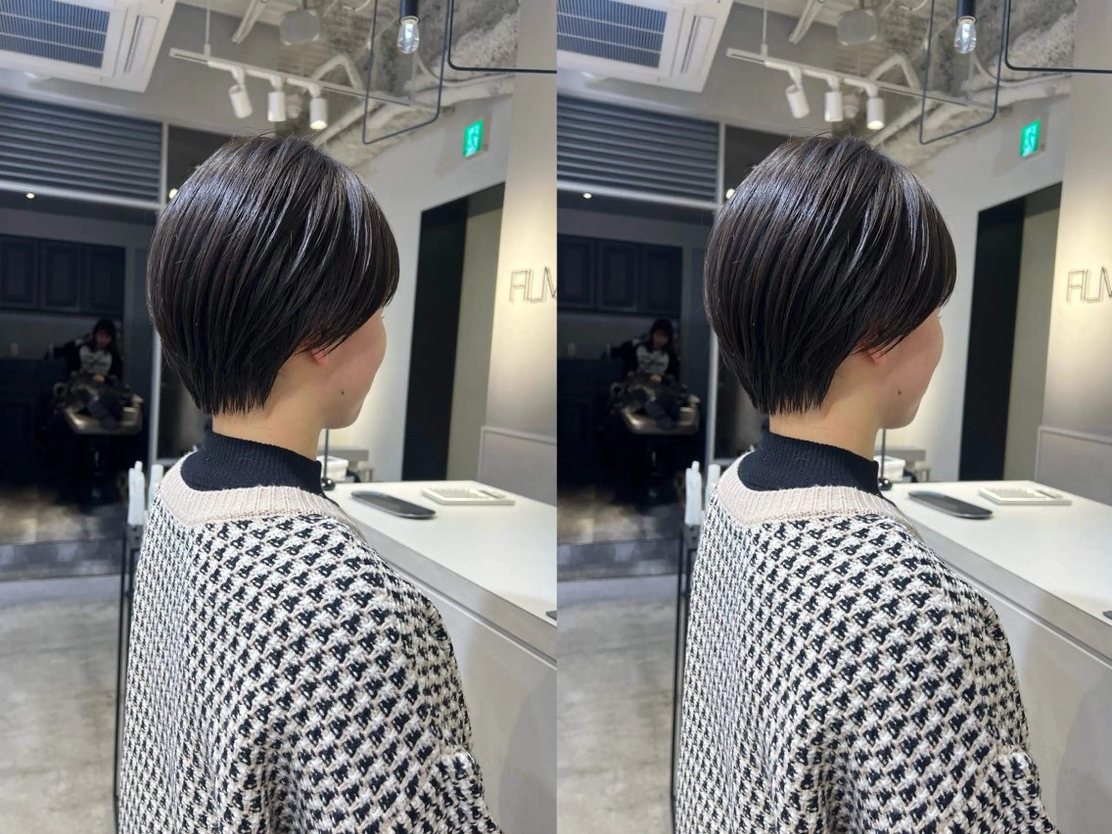 ショート ショートヘア FILMS熊取谷 花のヘアスタイル