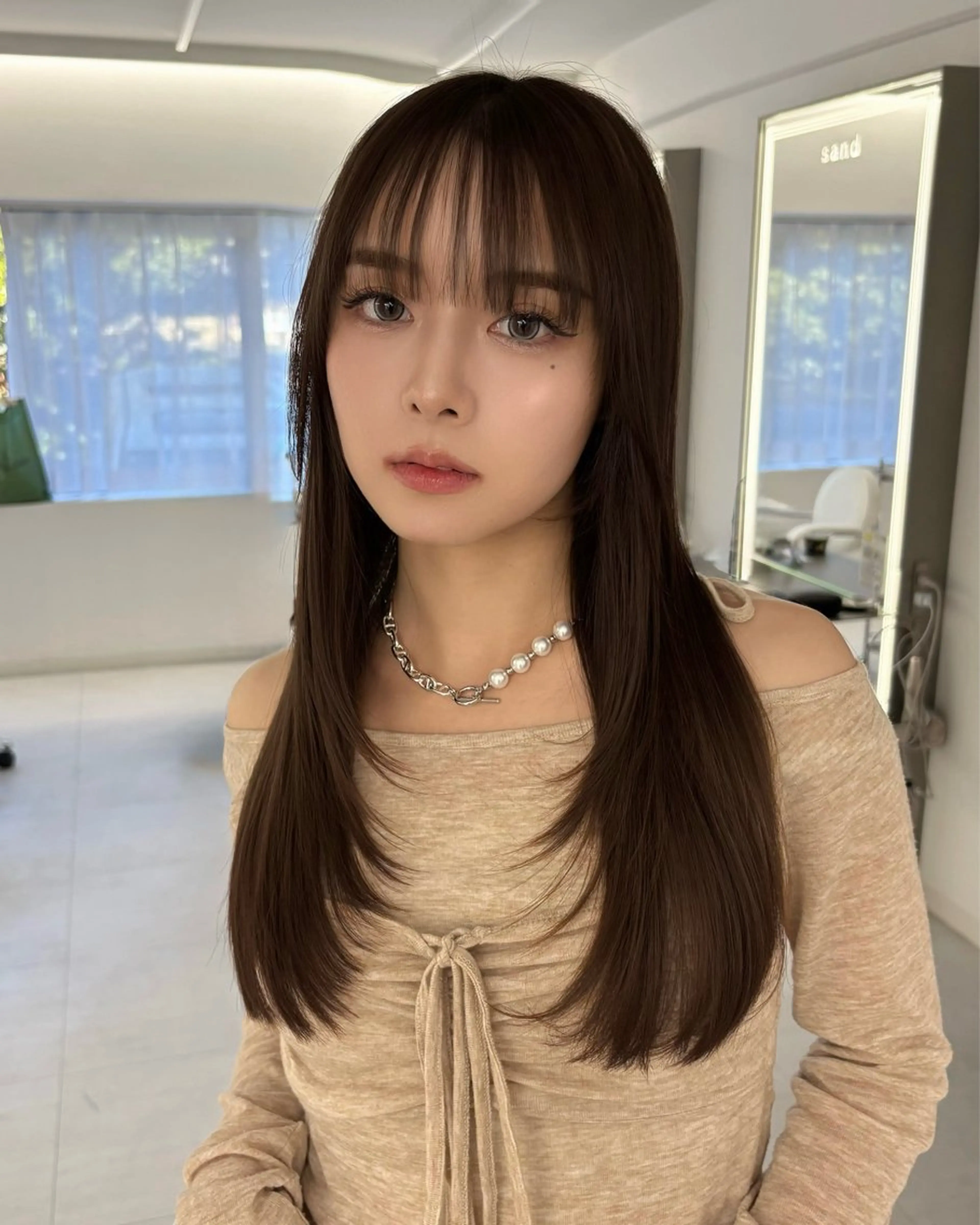 ロング 似合わせレイヤー🌟 巻ける縮毛矯正みつきのヘアスタイル