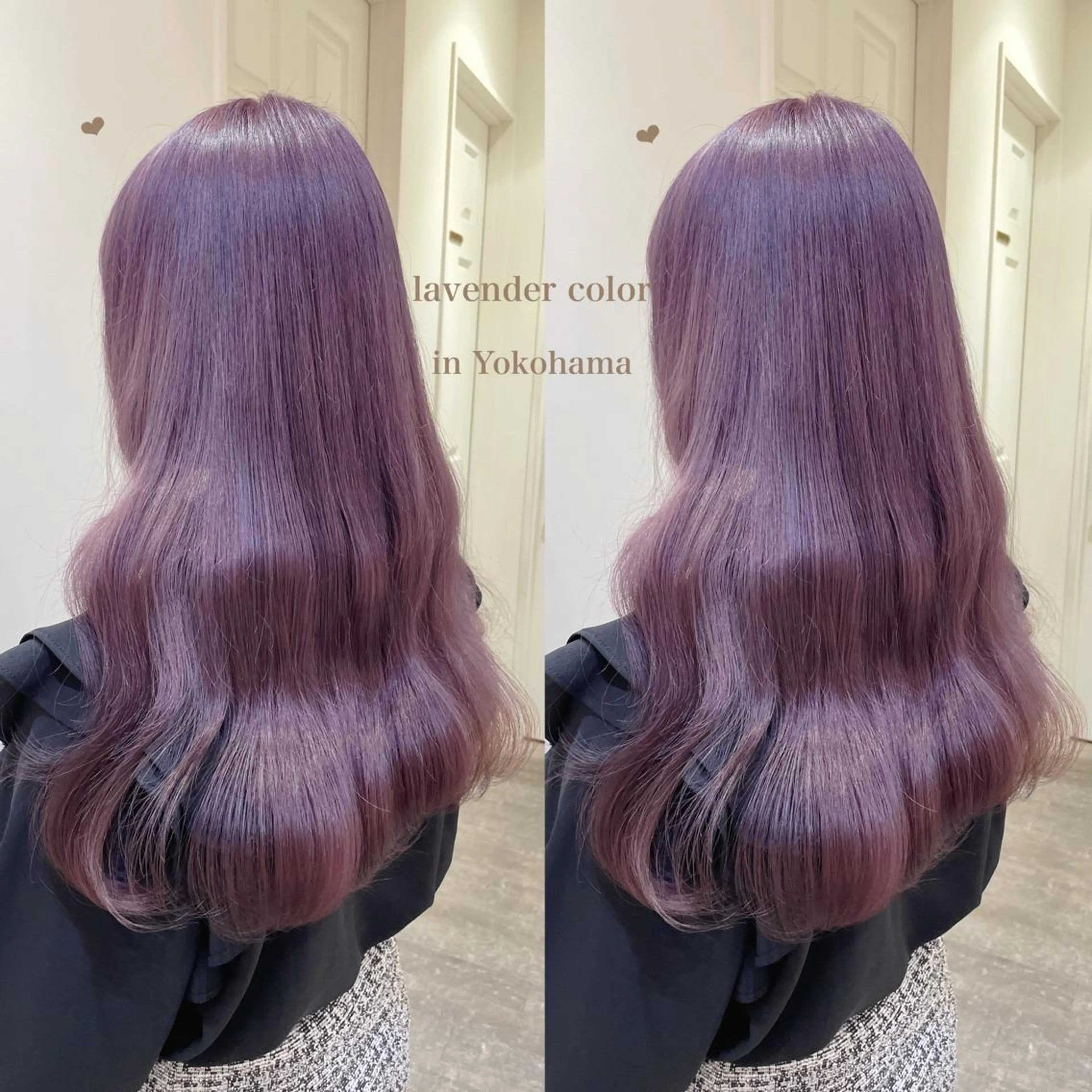 ロング カラー 透明感カラー ラベンダーカラー ピンクカラー エクステ/ハイトーン 🐏☁️miminaのヘアスタイル