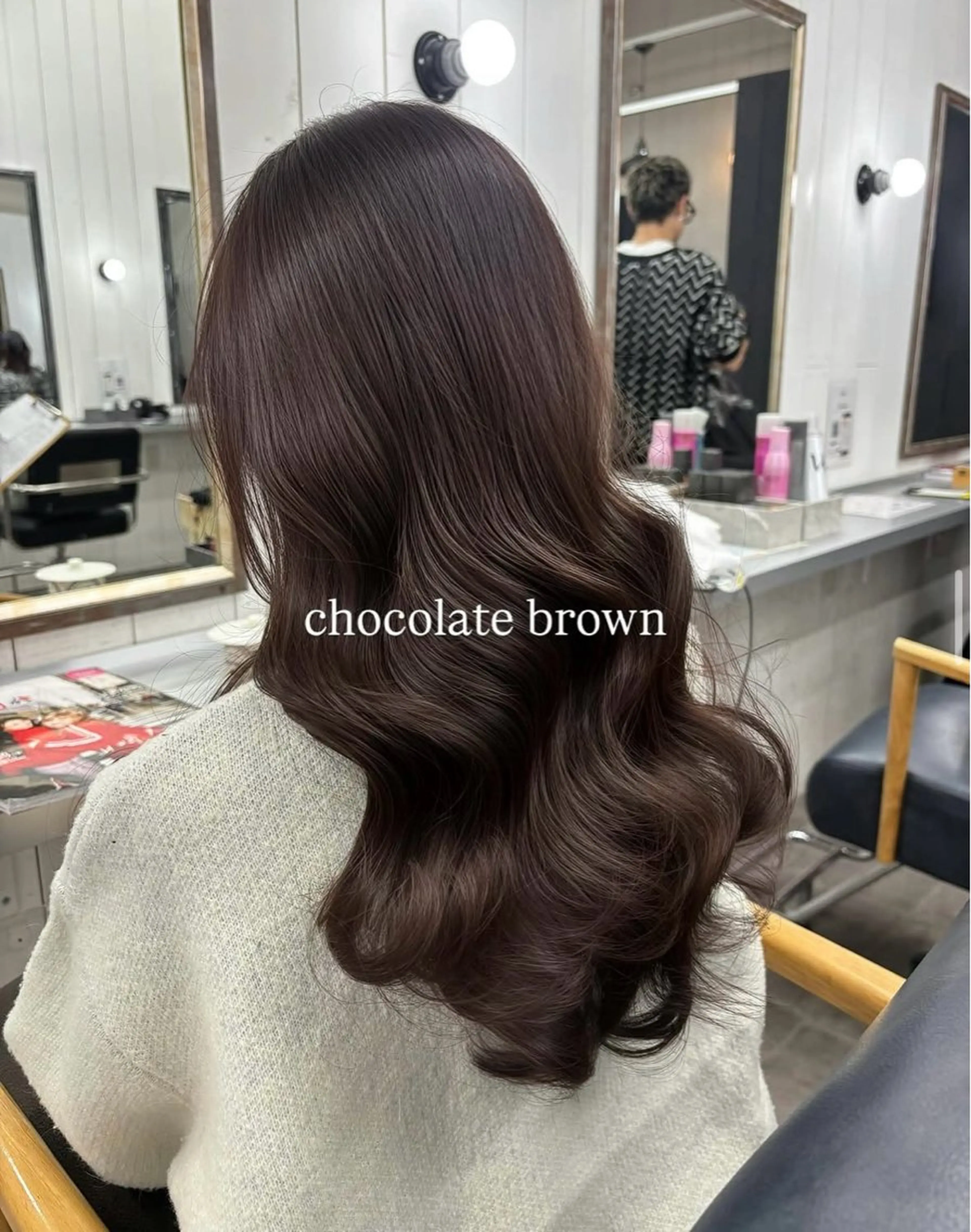 ロング ヘアカラー 永野 瑛大のヘアスタイル