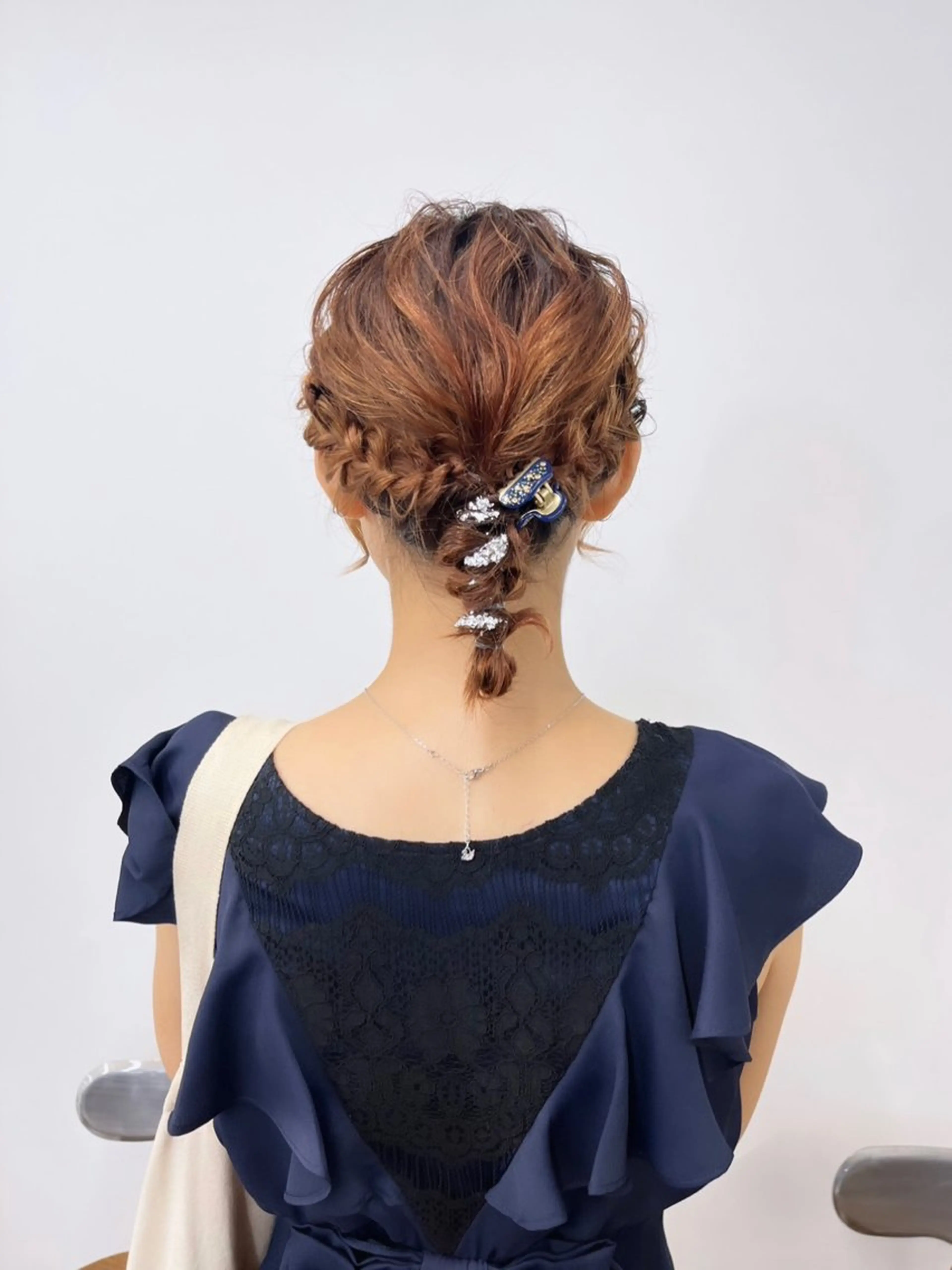 セミロング カラー ヘアアレンジ 成人式 結婚式・ブライダル 入学式 卒業式のヘアスタイル 似合わせカット HIROKO / 透明感暖色カラー🎀のヘアスタイル