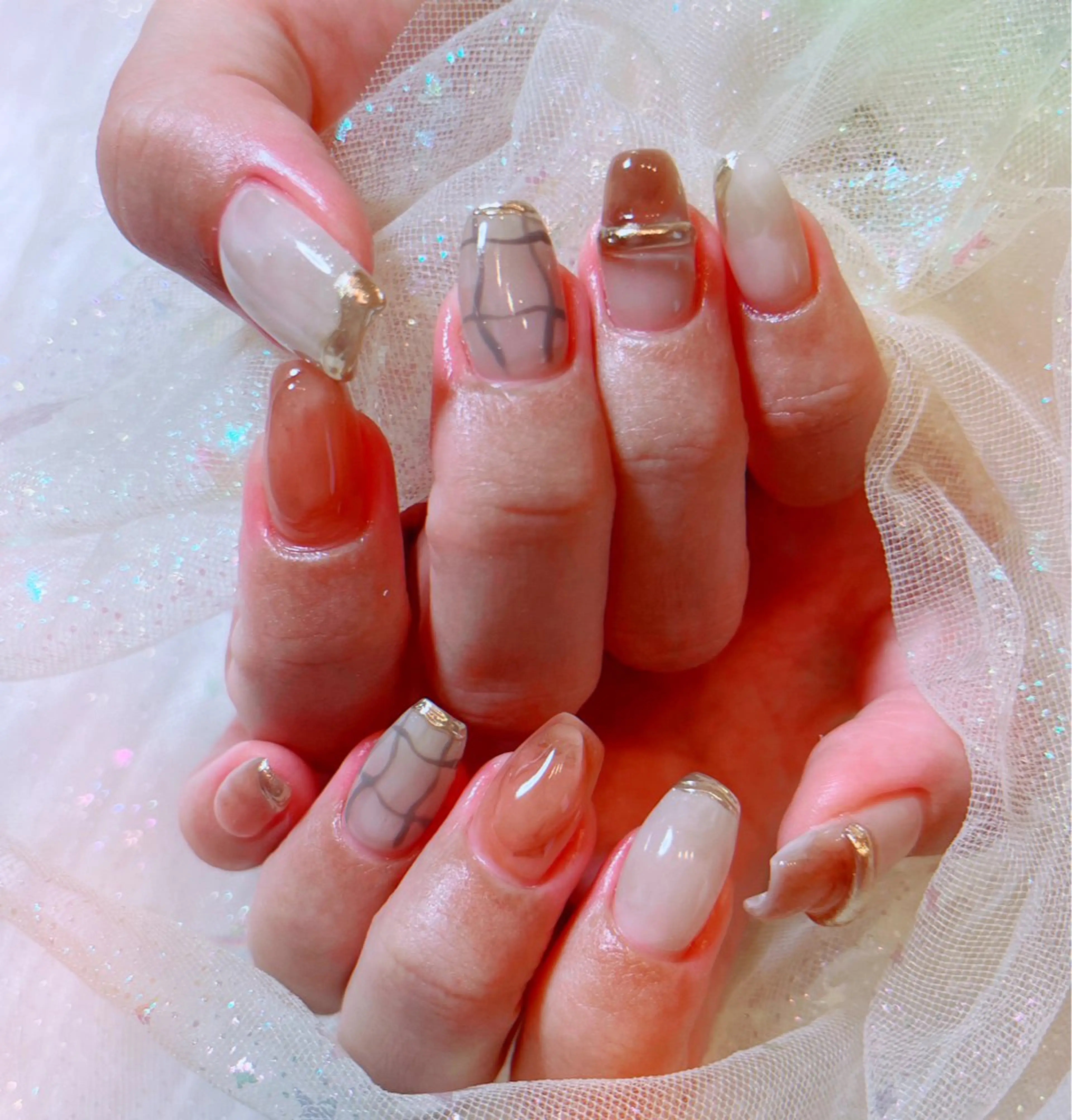 ネイル ニュアンスネイル ハンドネイル ruirui.naildesign所属・RUI ☆のネイルデザイン