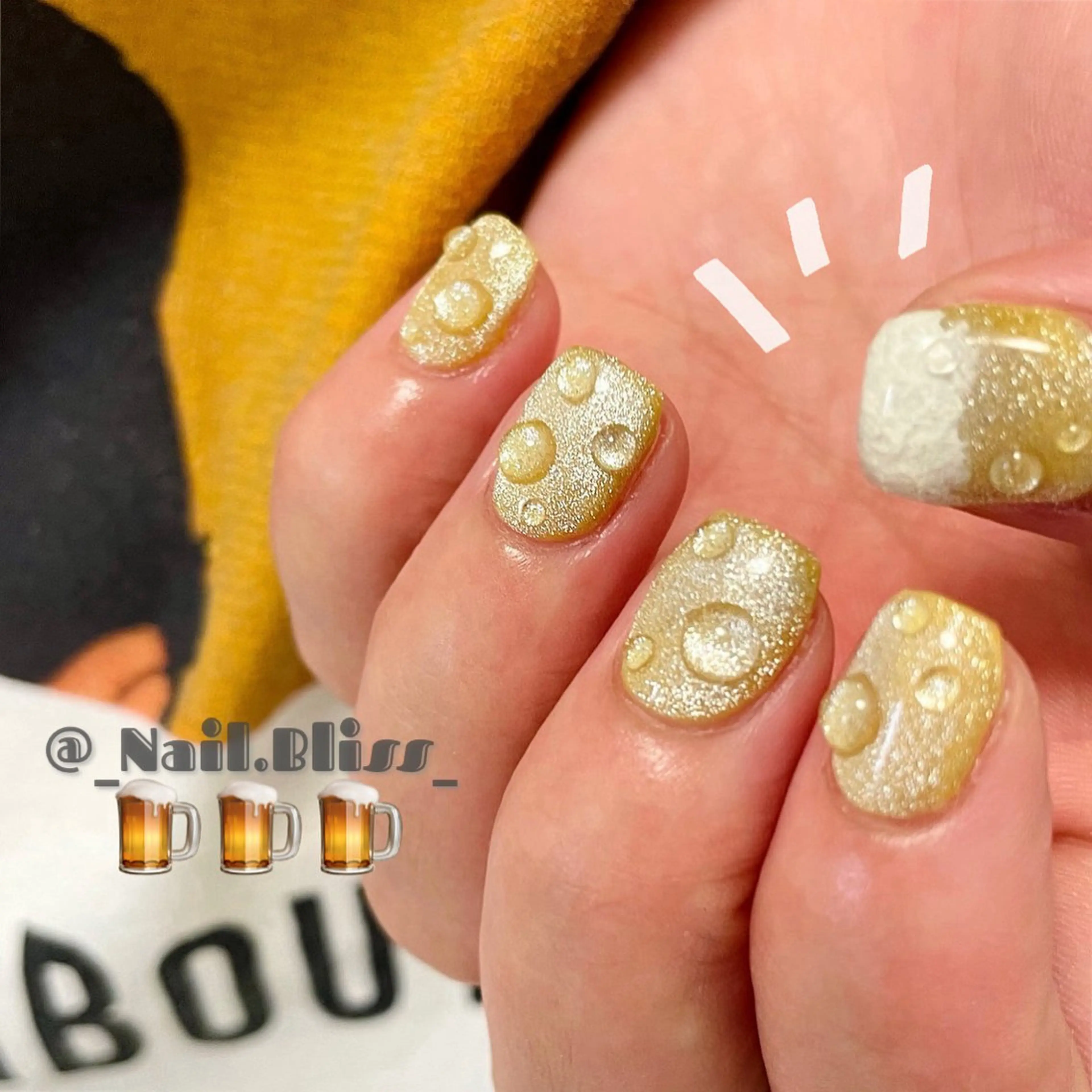 ネイル マグネットネイル ハンドネイル NAIL BLISSのネイルデザイン
