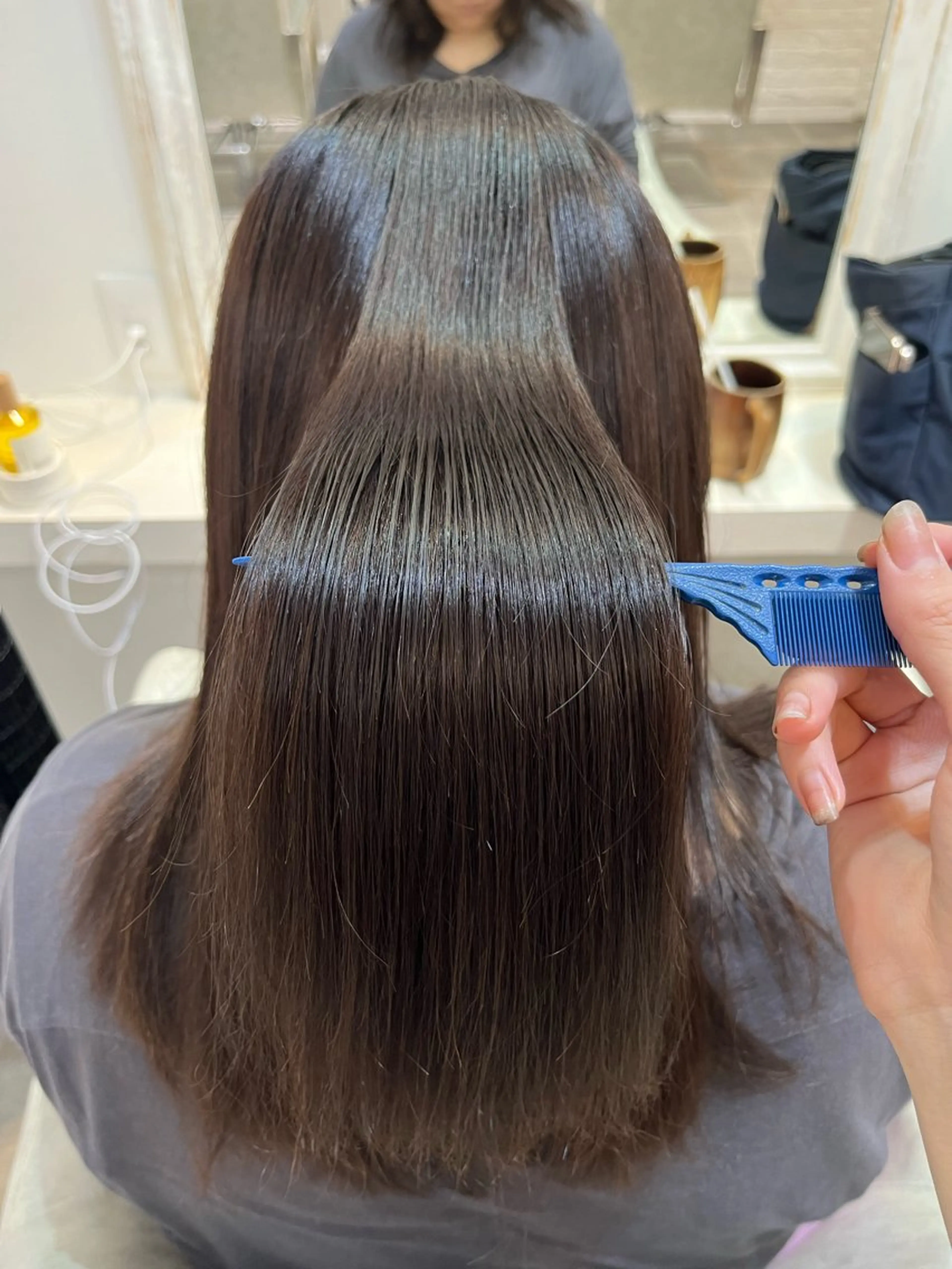 ミディアム 縮毛矯正 ヘッドスパ 🩵aiko / モデル募集中️🩵のヘアスタイル