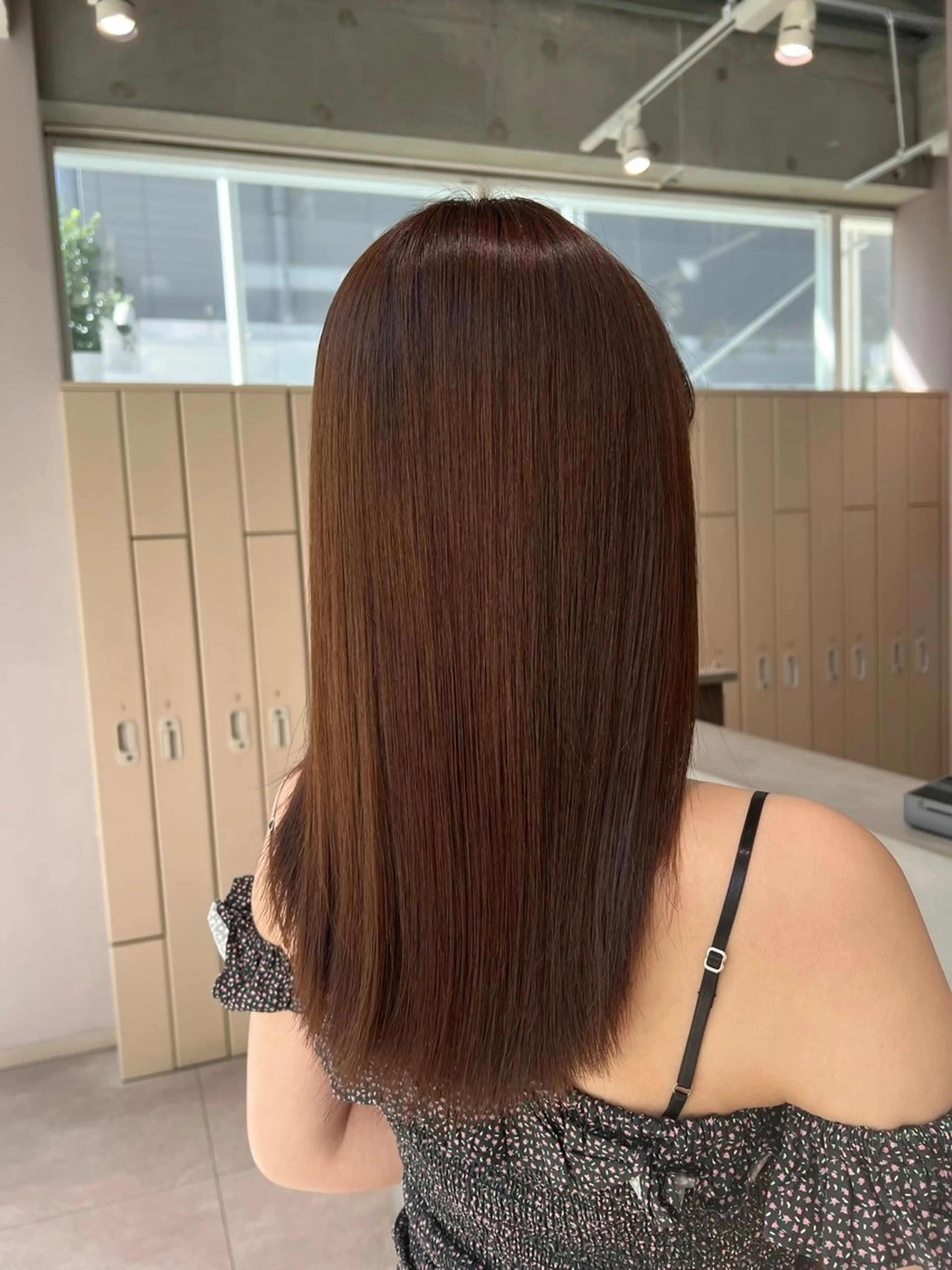 ミディアム 縮毛矯正 Unami _koharuのヘアスタイル