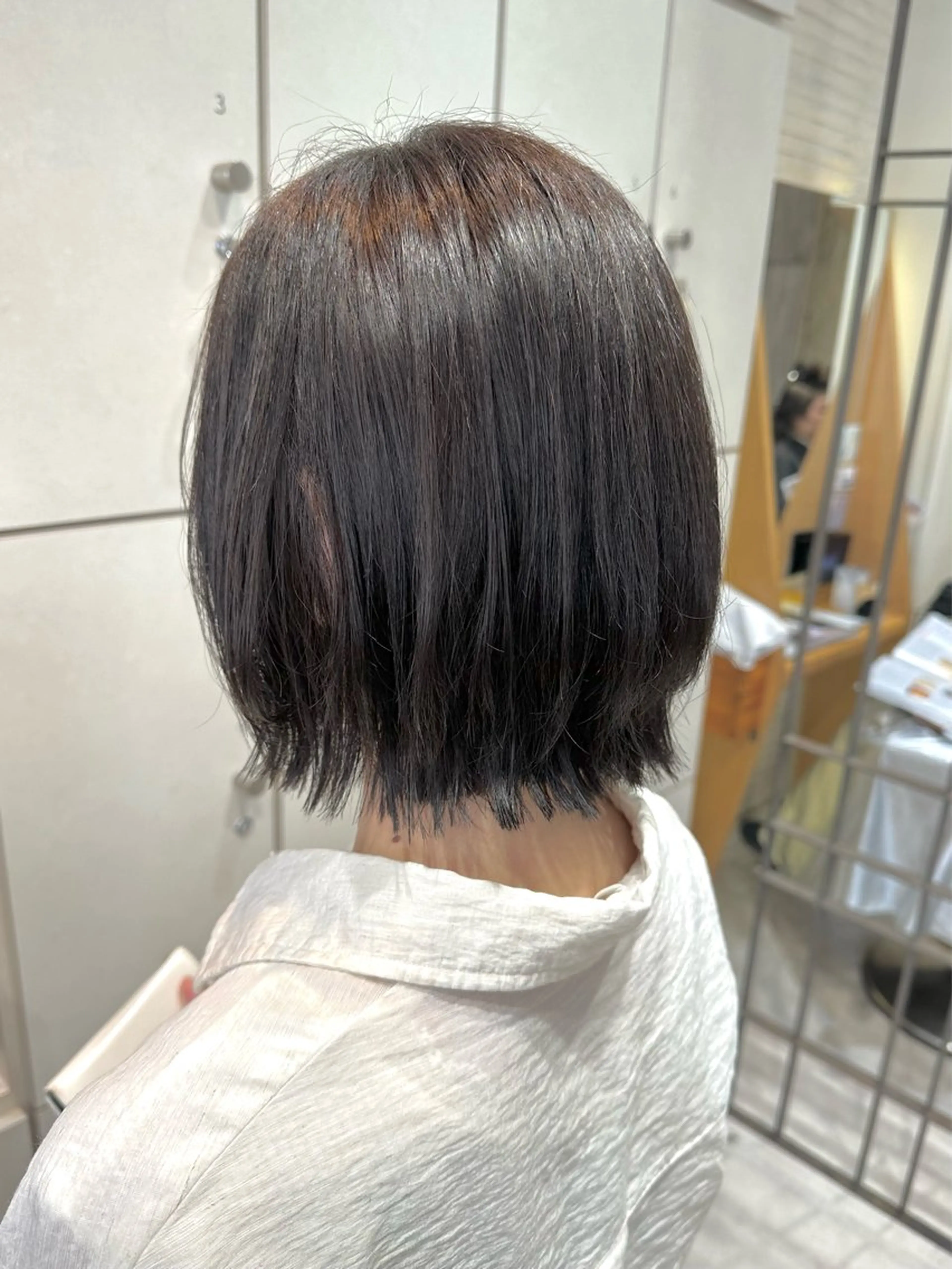 ミディアム カット 美髪矯正/渡辺 りんのヘアスタイル