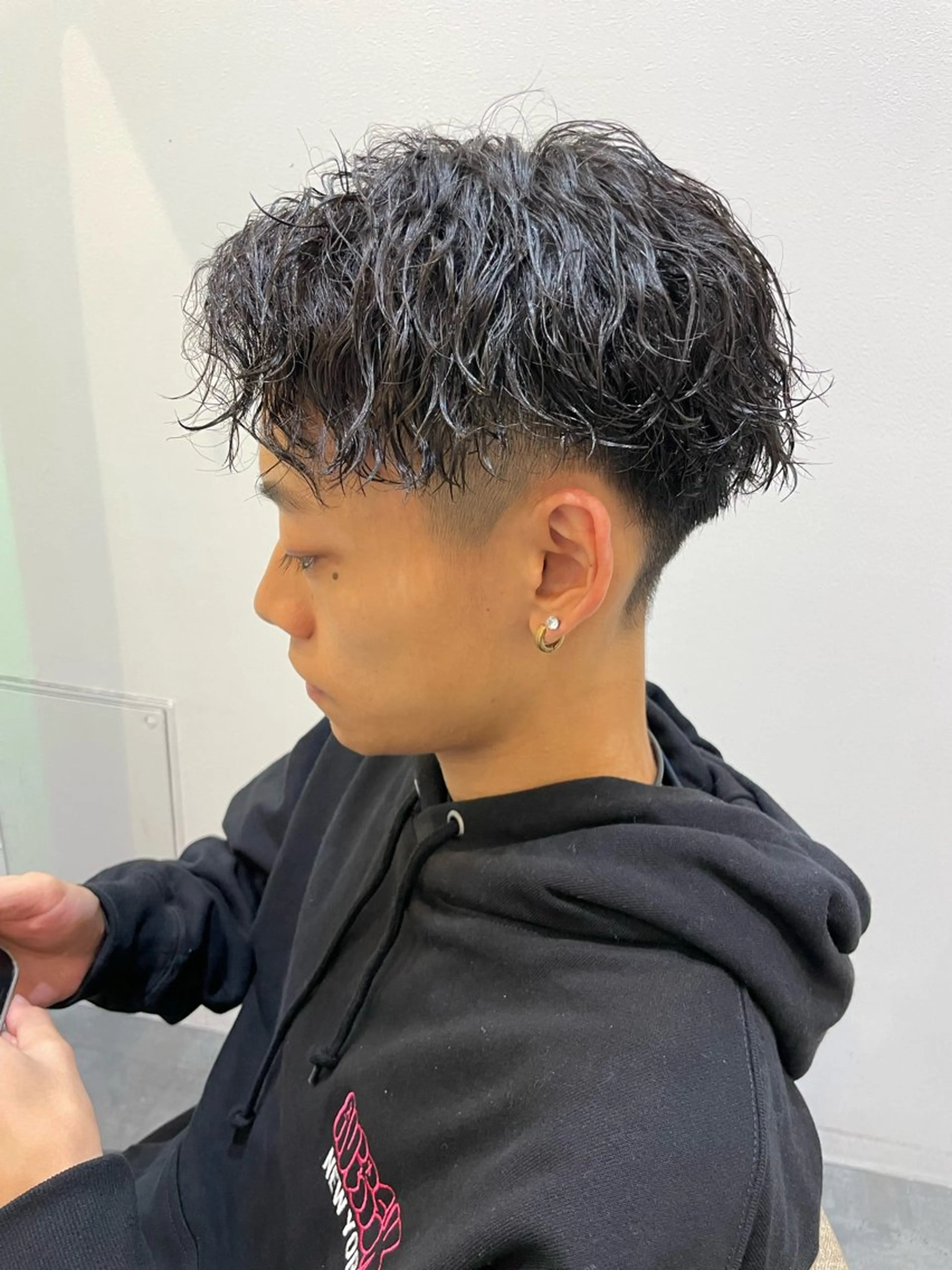 ショート パーマ ヘアアレンジ メンズ カット パーマ ヘアセット 🔥メンズ特化🔥 木村 祐太のヘアスタイル